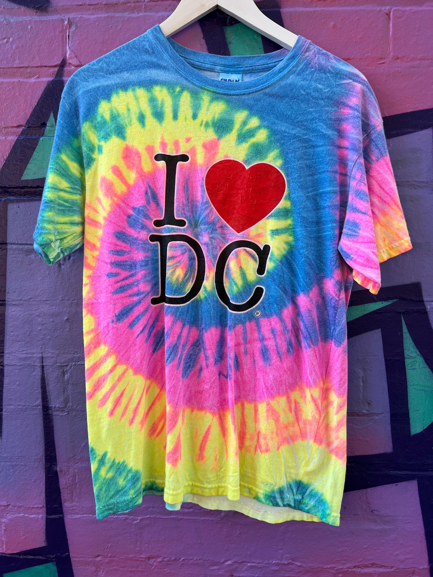 M - I Love DC Tie Dye