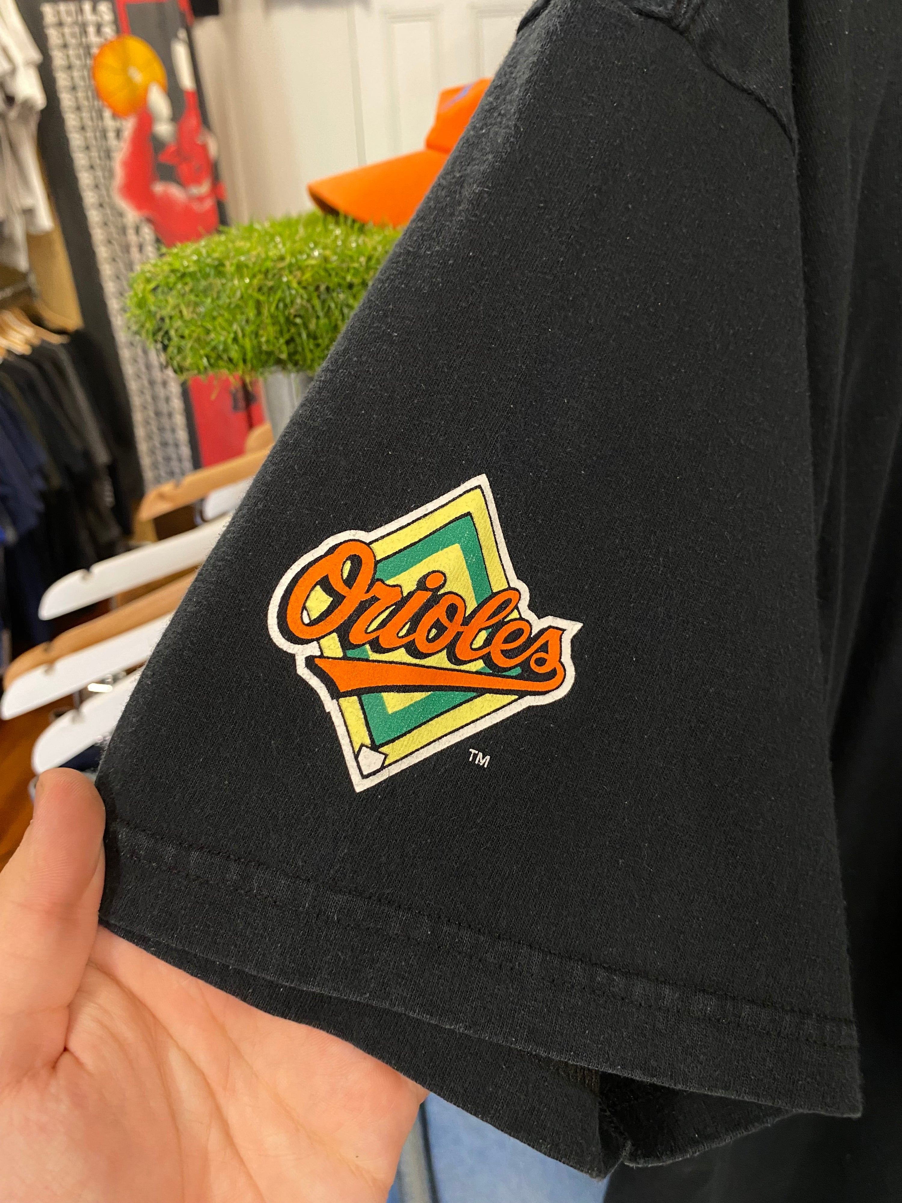 XL - Nike Orioles Fluffy Patch Black Tee