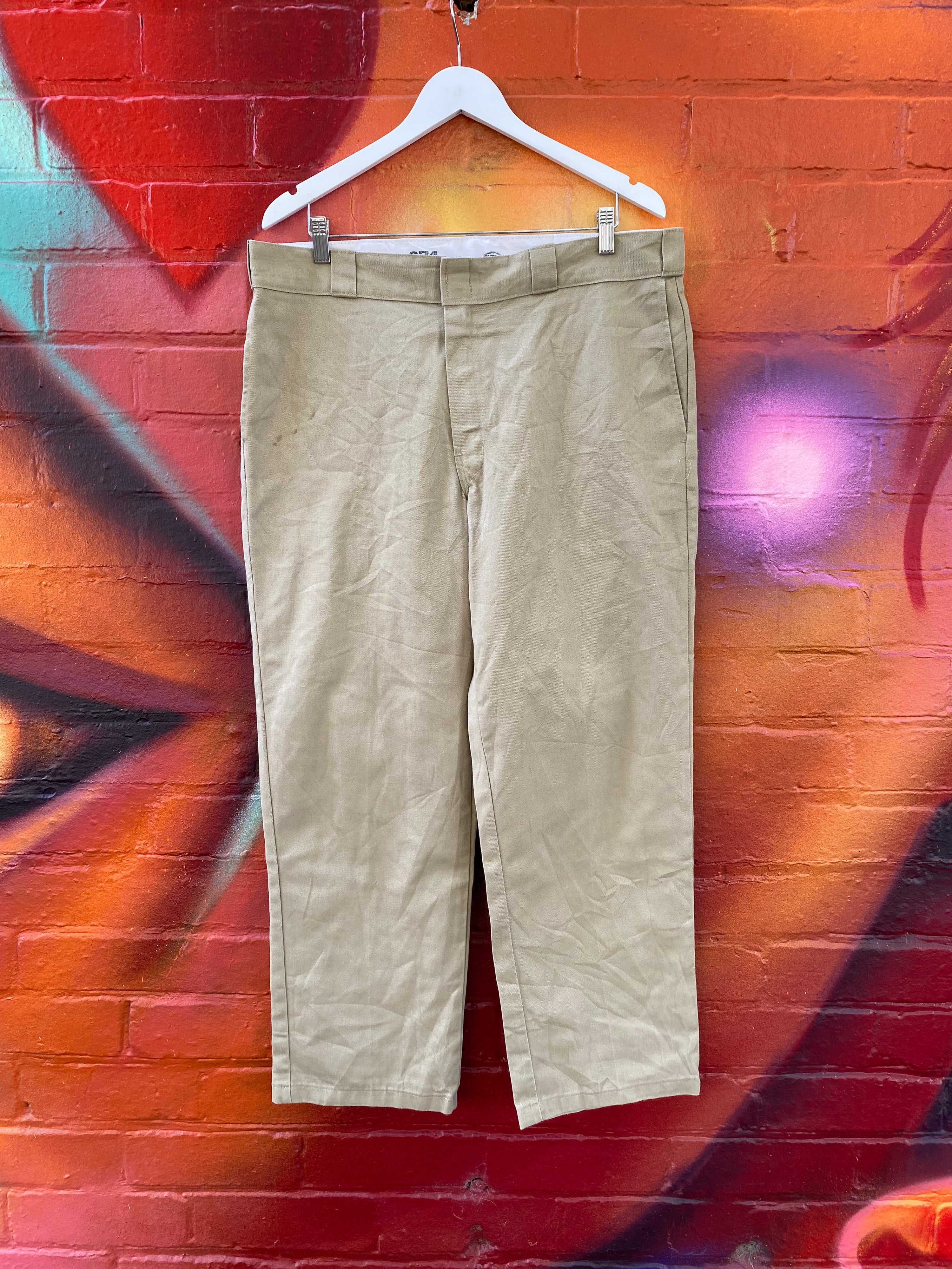 [38] Dickies Tan Work Pants D201
