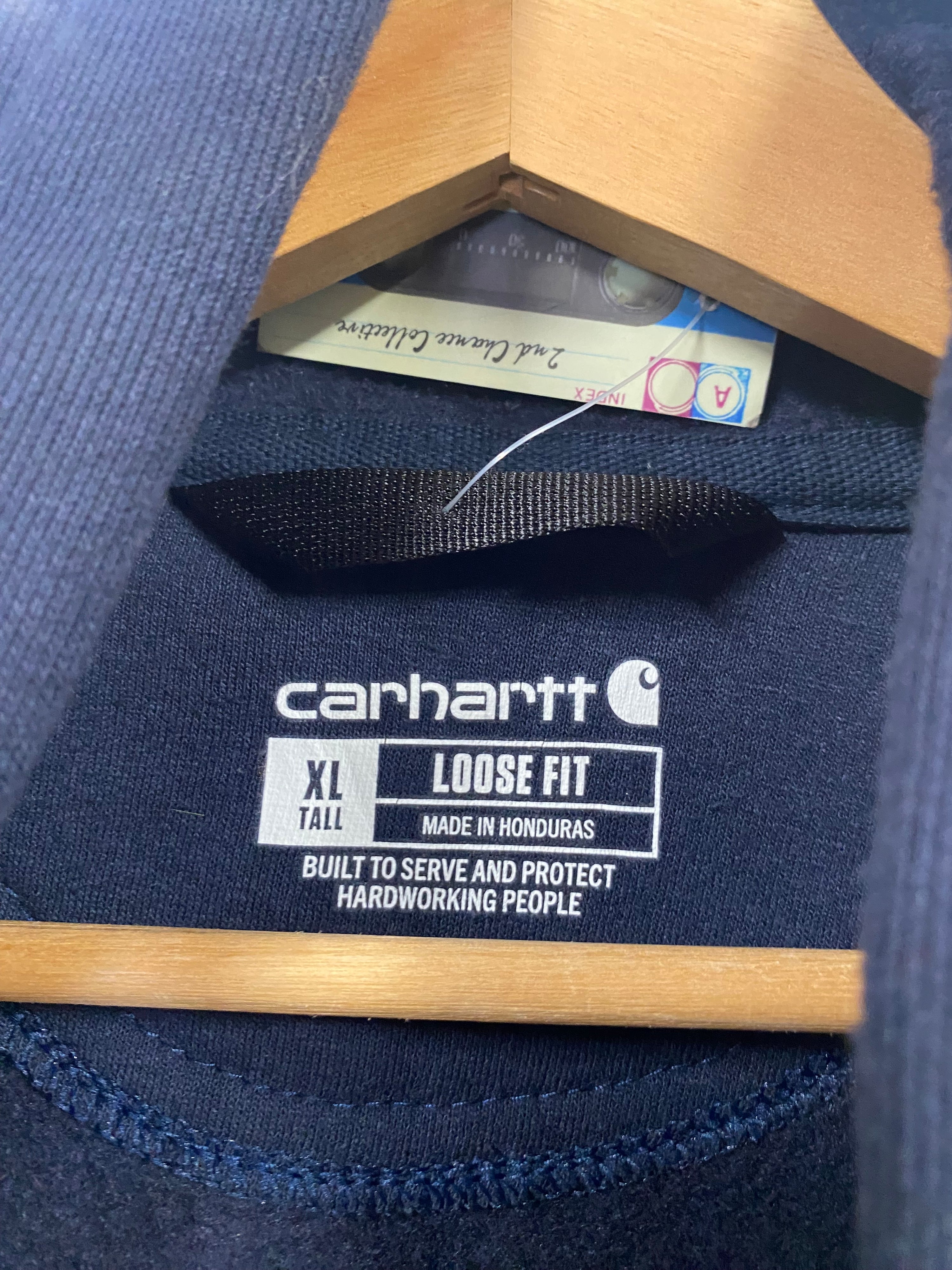 [XLT] Carhartt Sleeve Hit Blue Hoodie
