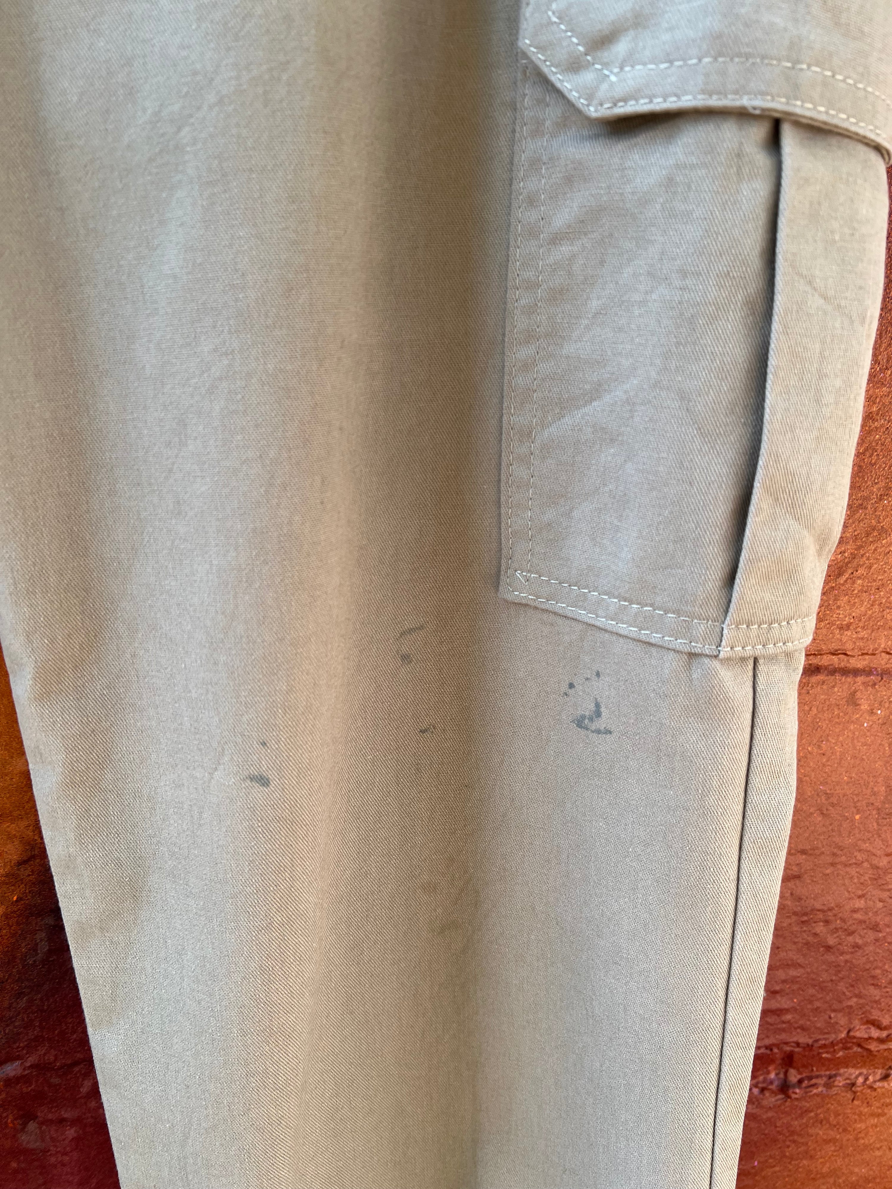 [36] Dickies Khaki Straight Leg Cargo Work Pants