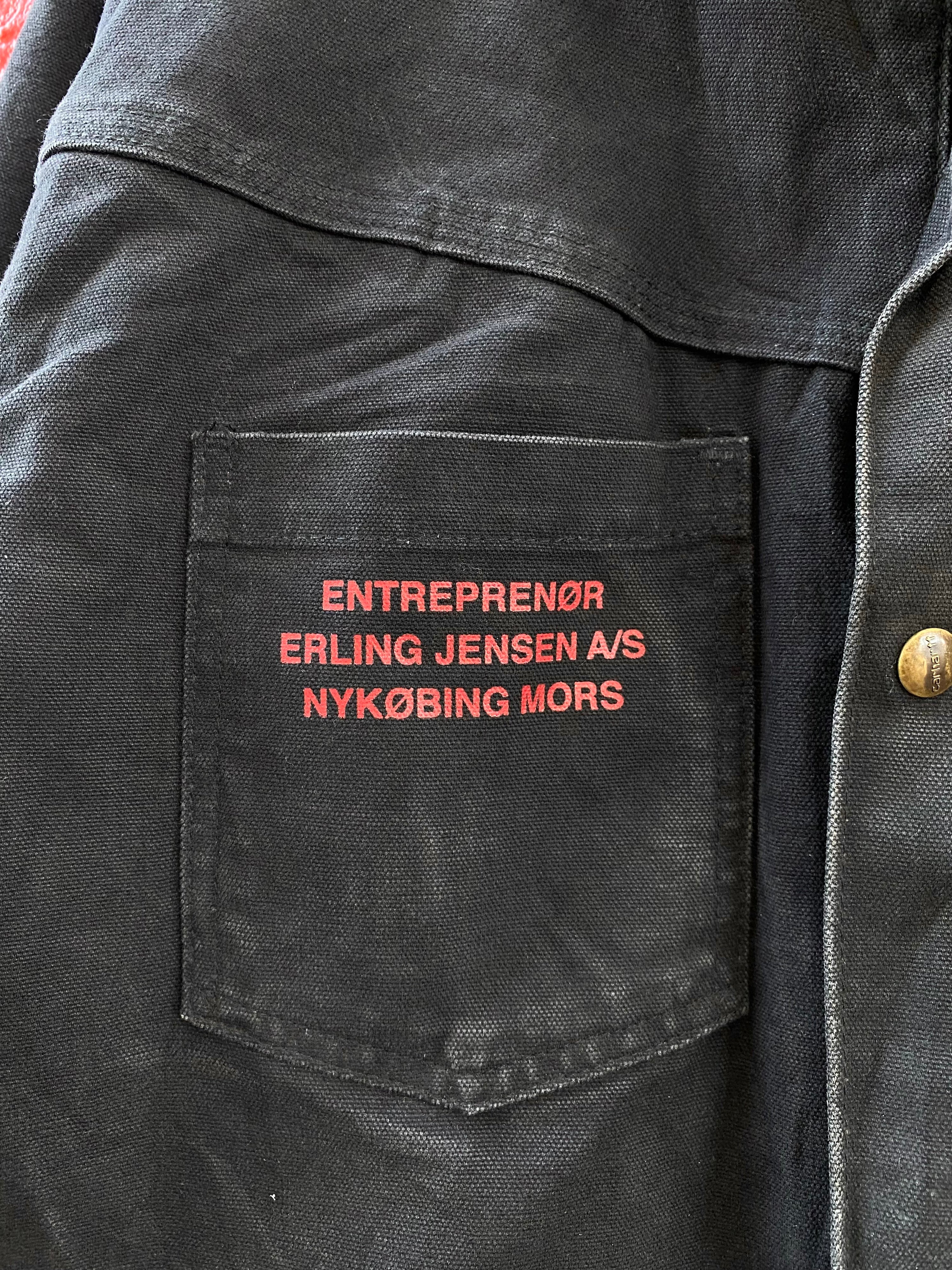 [XL] Carhartt Faded Black Chore Jacket Erling Jensen