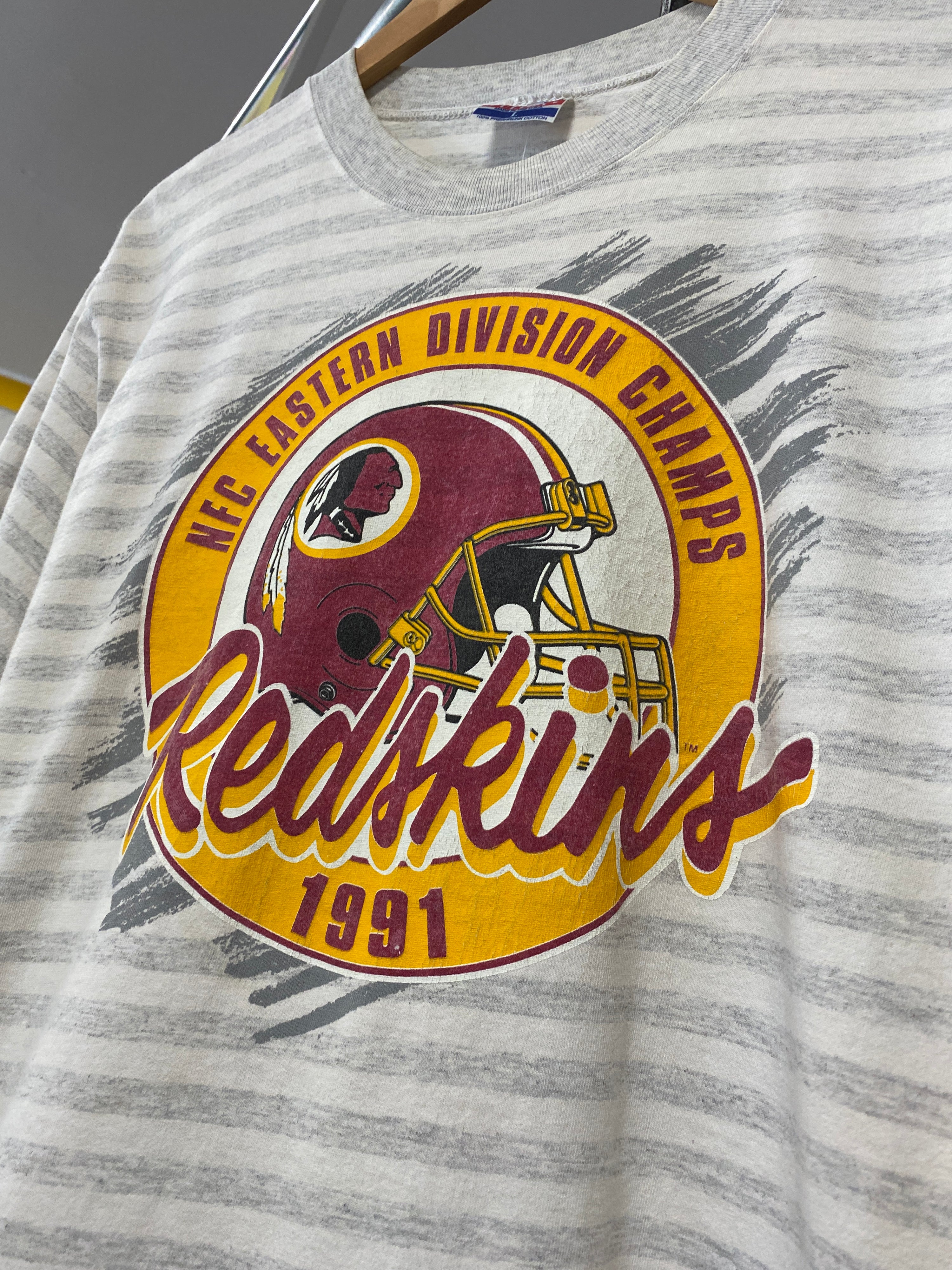 L - 1991 Redskins NFC Eastern Division Champions Trench Tee