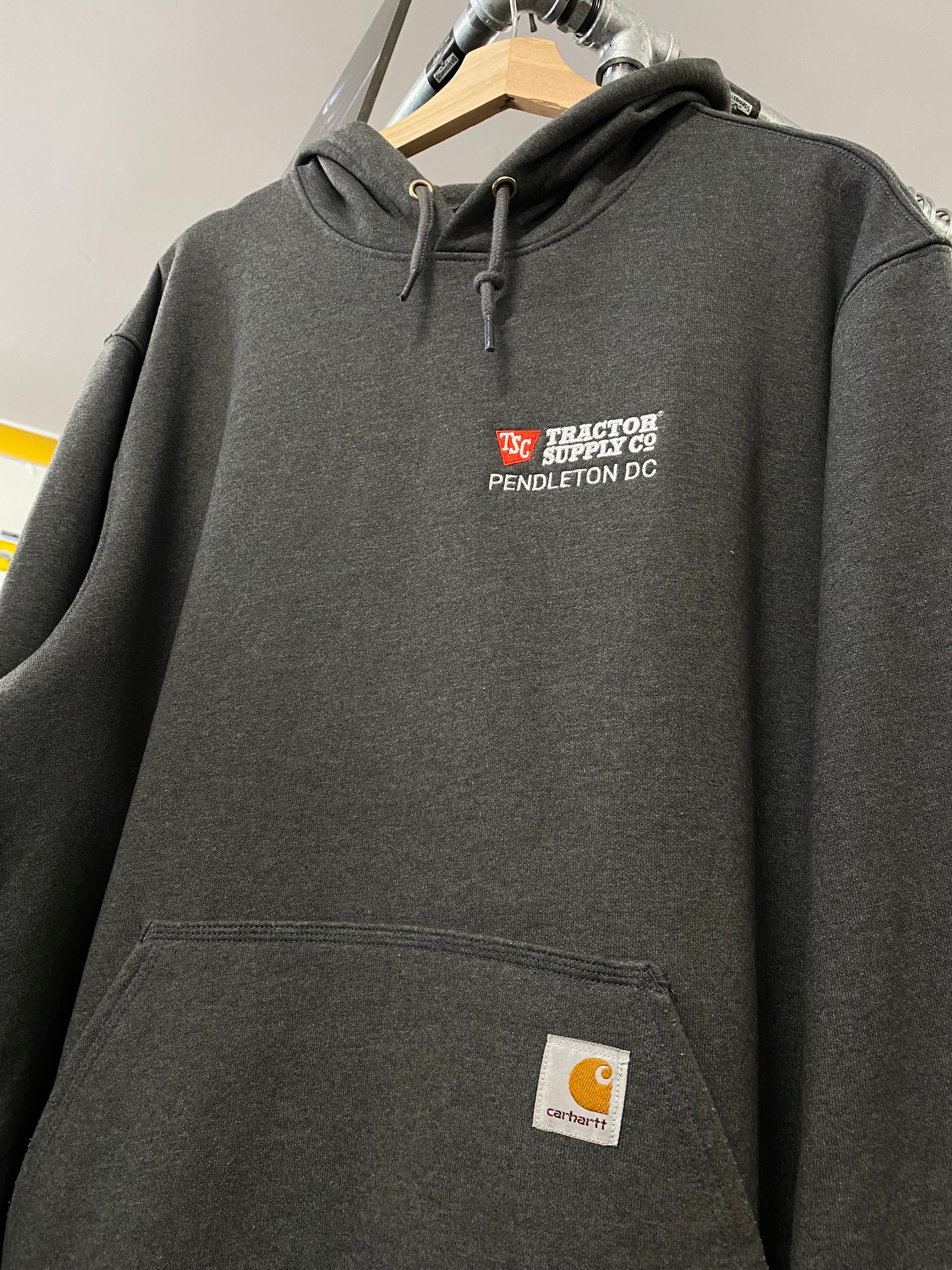 [L] Carhartt 'Tractor Supply Co' Grey Hoodie