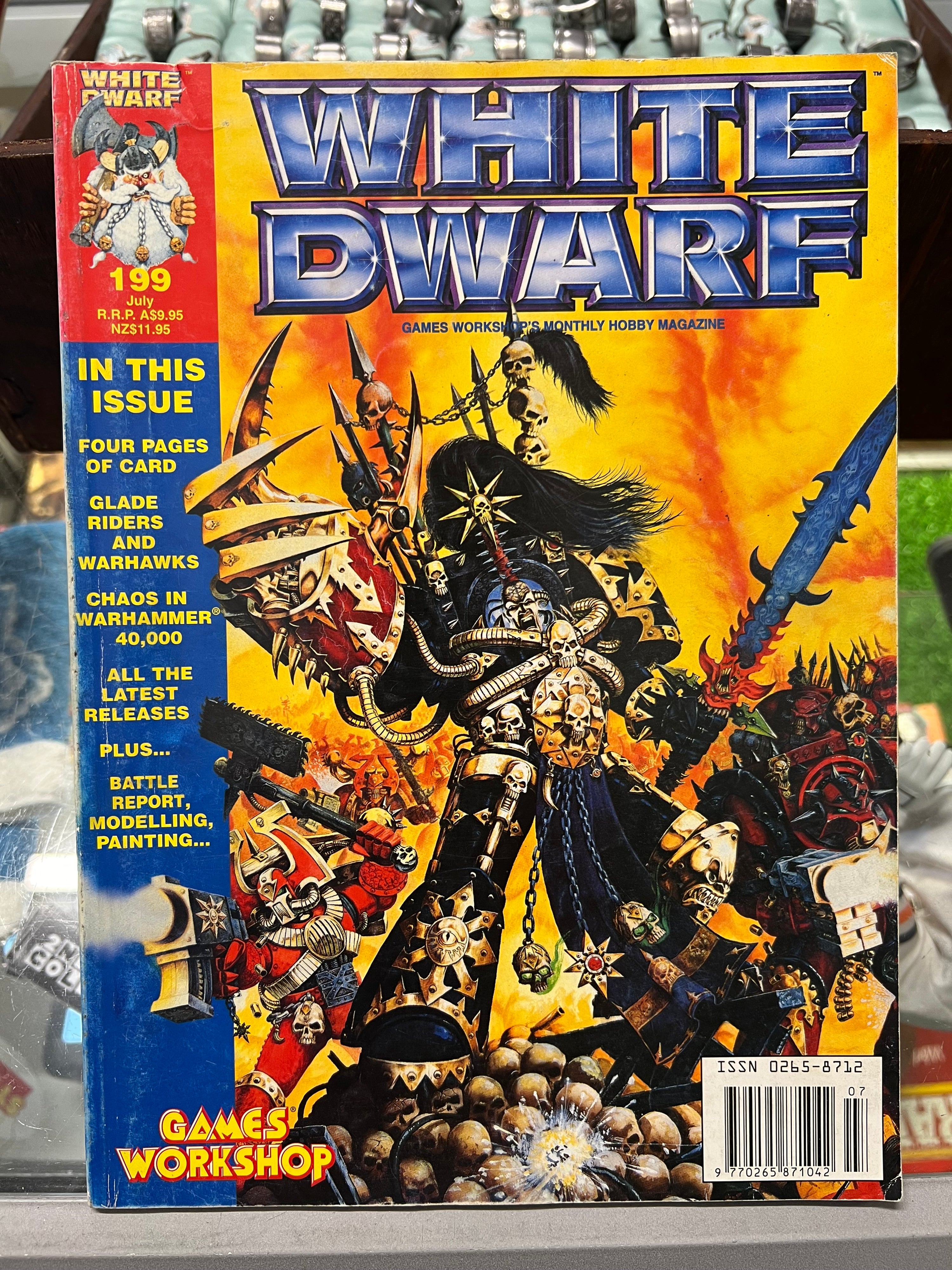VINTAGE WHITE DWARF WARHAMMER MAGAZINES