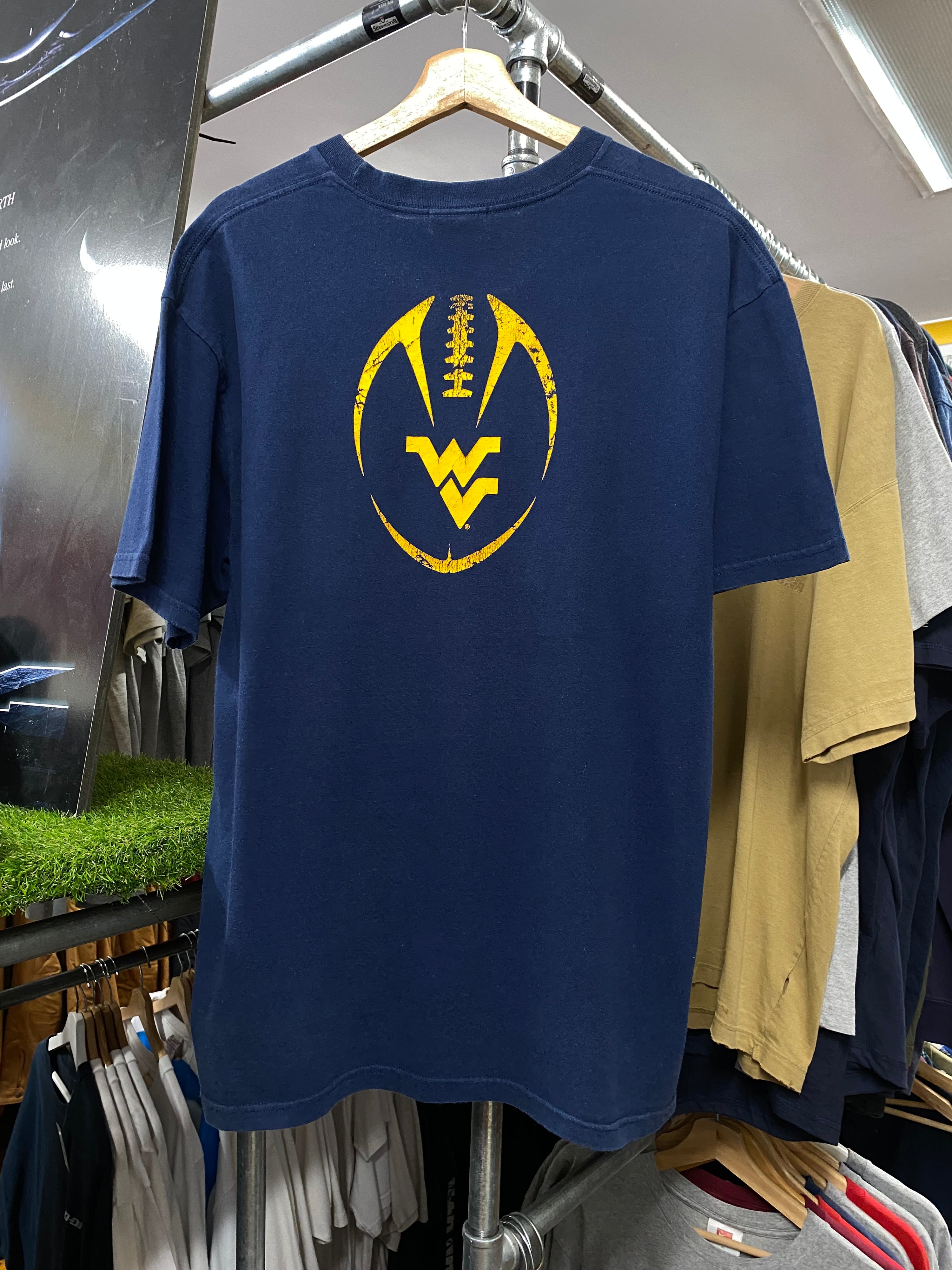 L - Nike Team x West Virginia Football DB DS Tee