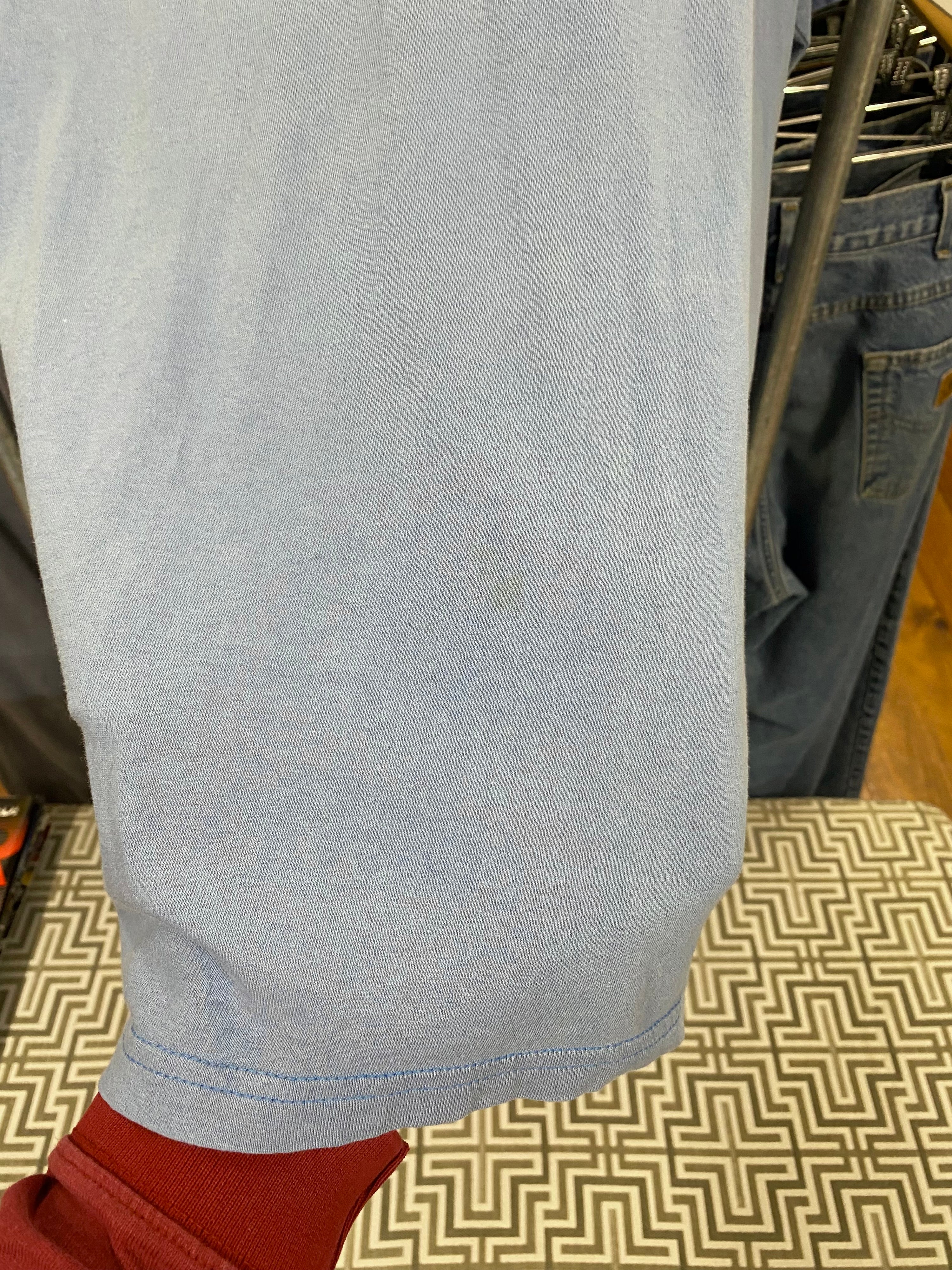 [XL] 2000s Nike Baby BlueDouble Sided 'I Will Be An Athlete' Tshirt