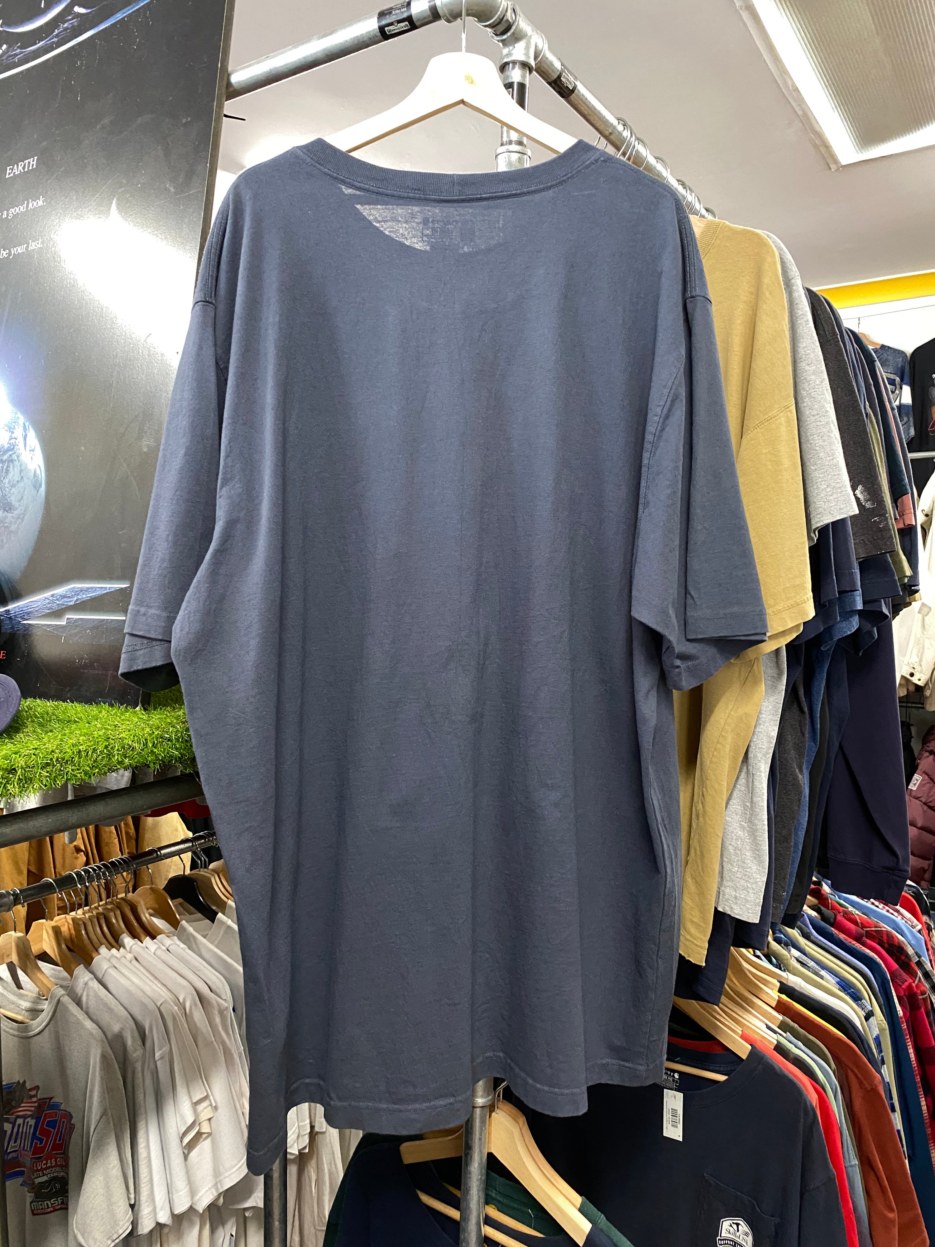 2XLT - Steel Blue Carhartt Pocket Tee