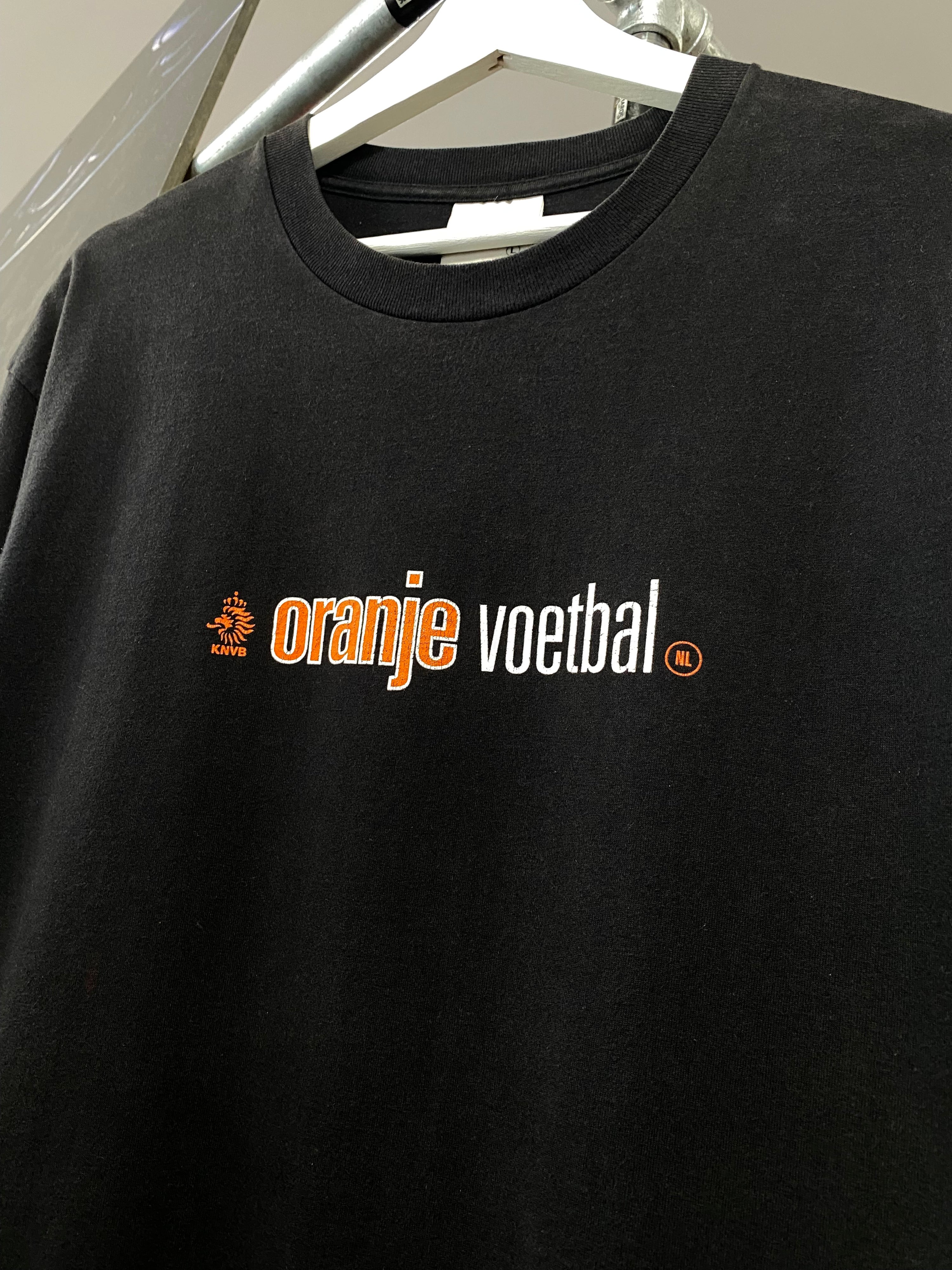 L - Nike Soccer Oranje Voetbal Black DS