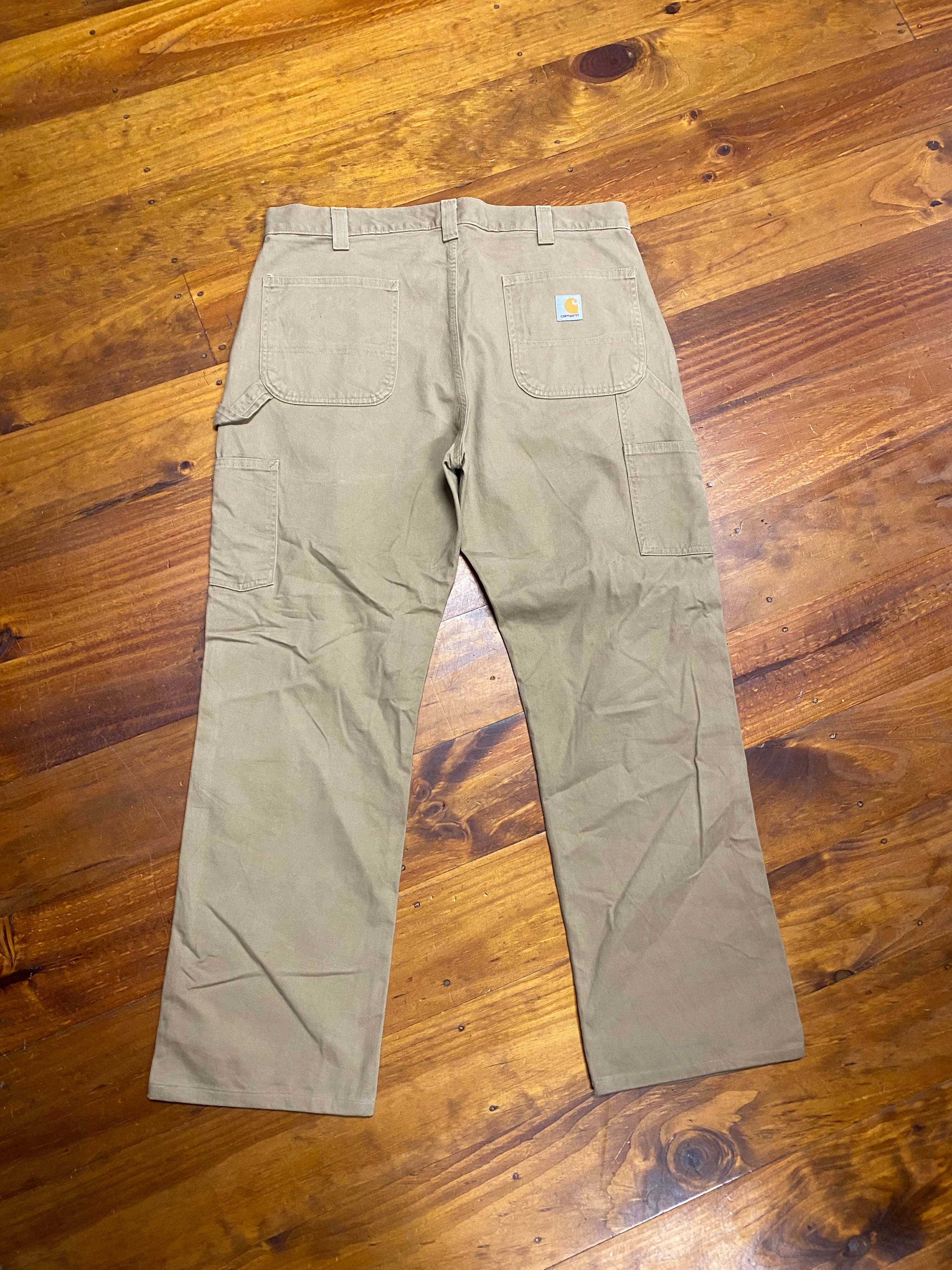 [36] Carhartt B324 Tan Carpenter Pants