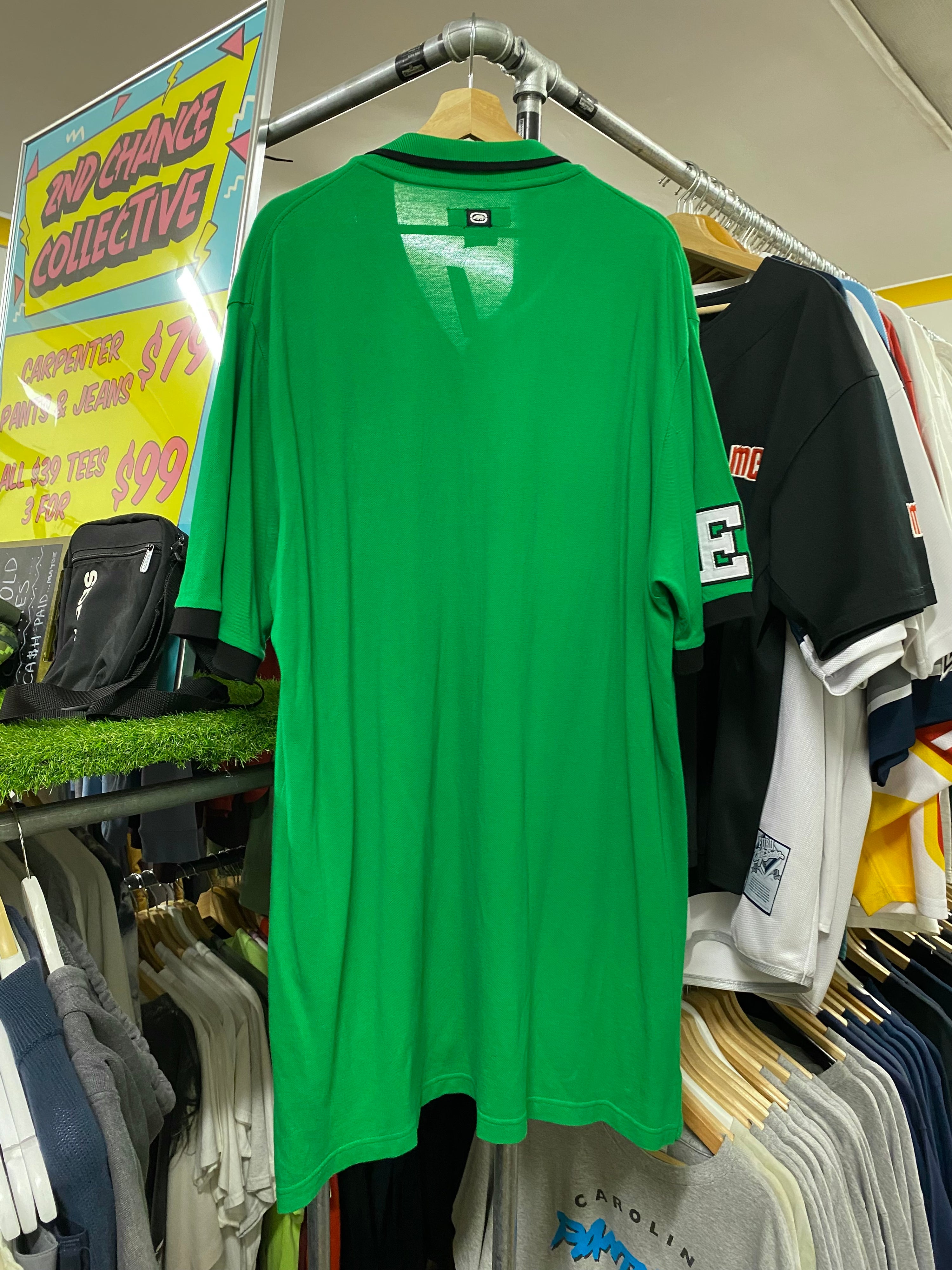2XL - ECKO Green Prep Polo