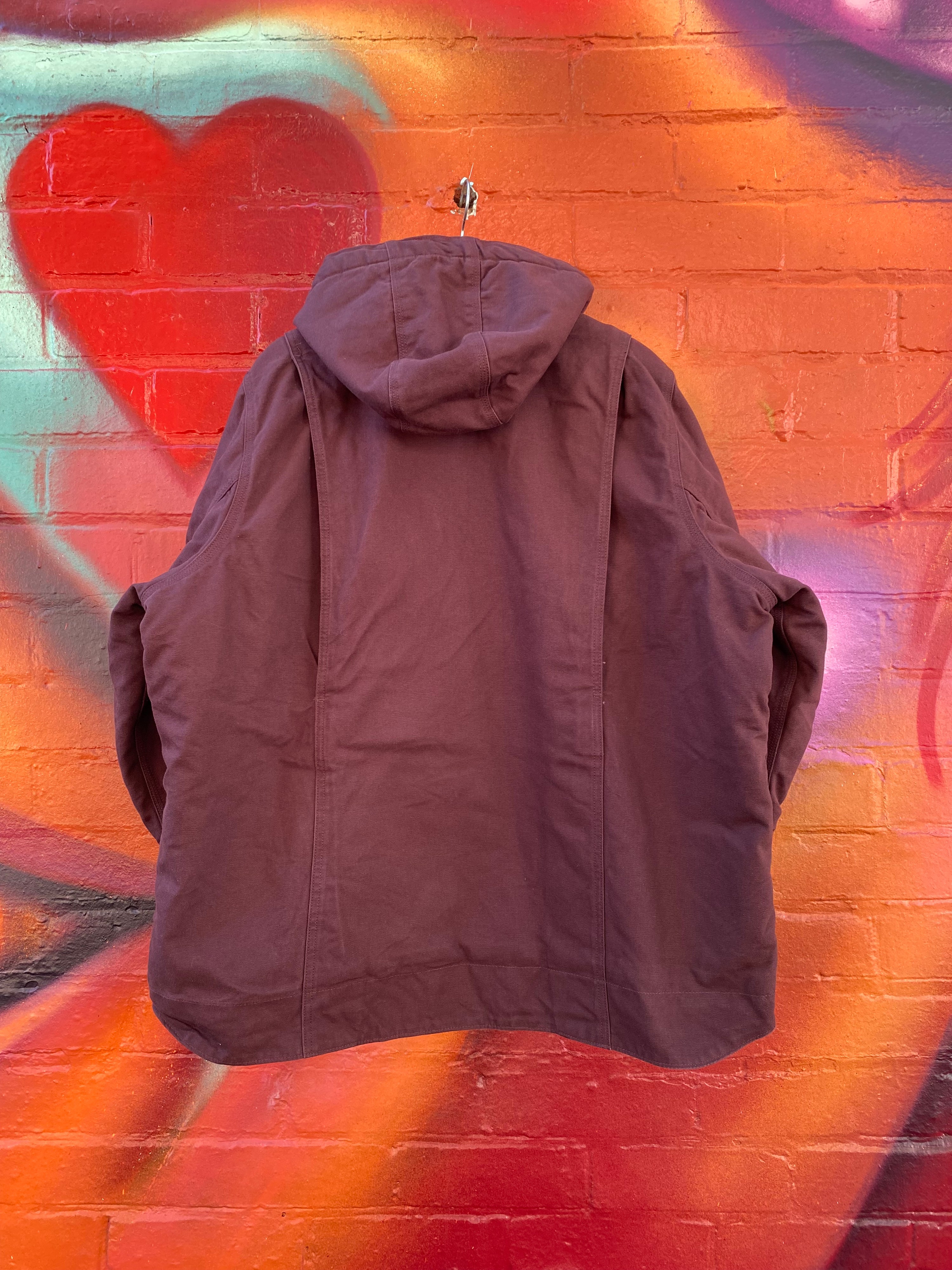[XL] Carhartt Burgundy Loose Fit Active Jacket