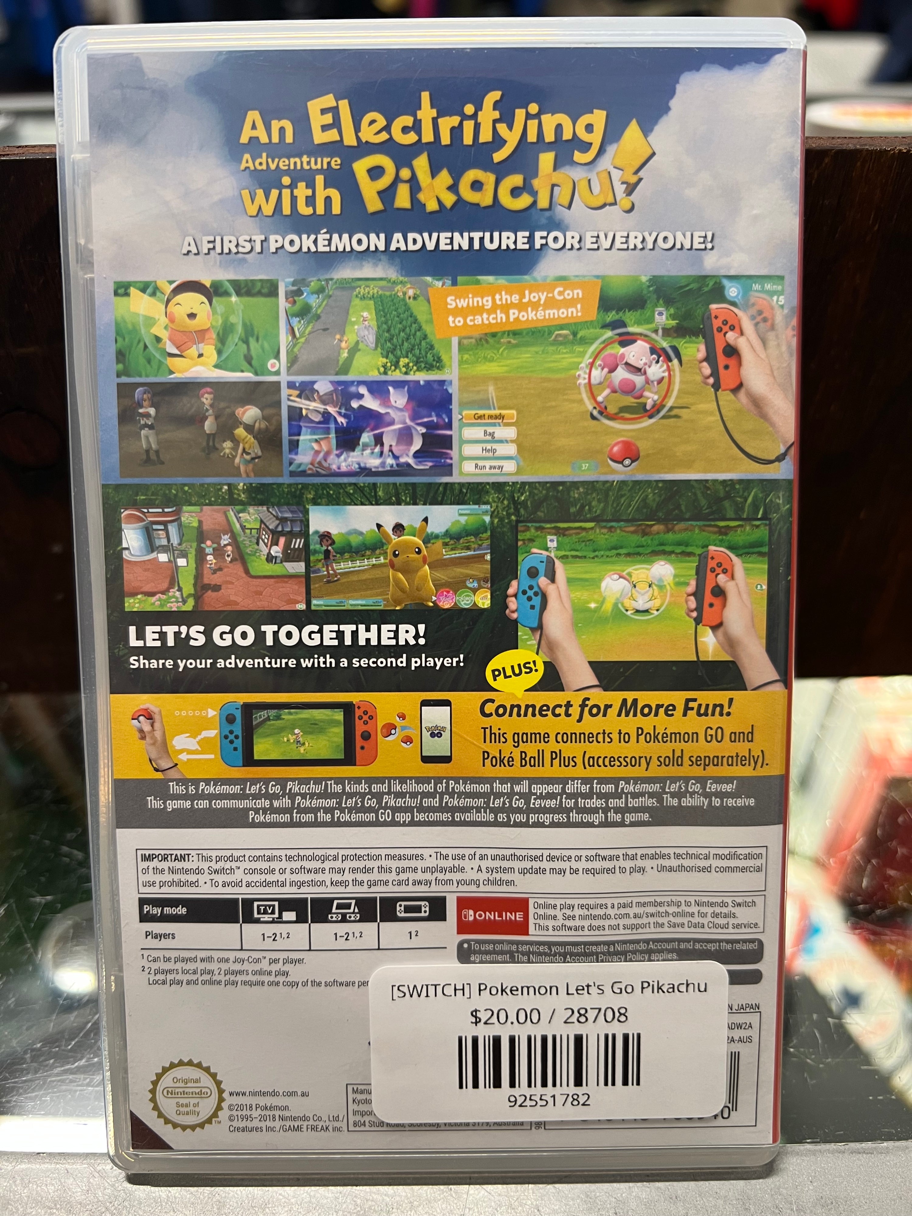 [SWITCH] Pokemon Let's Go Pikachu