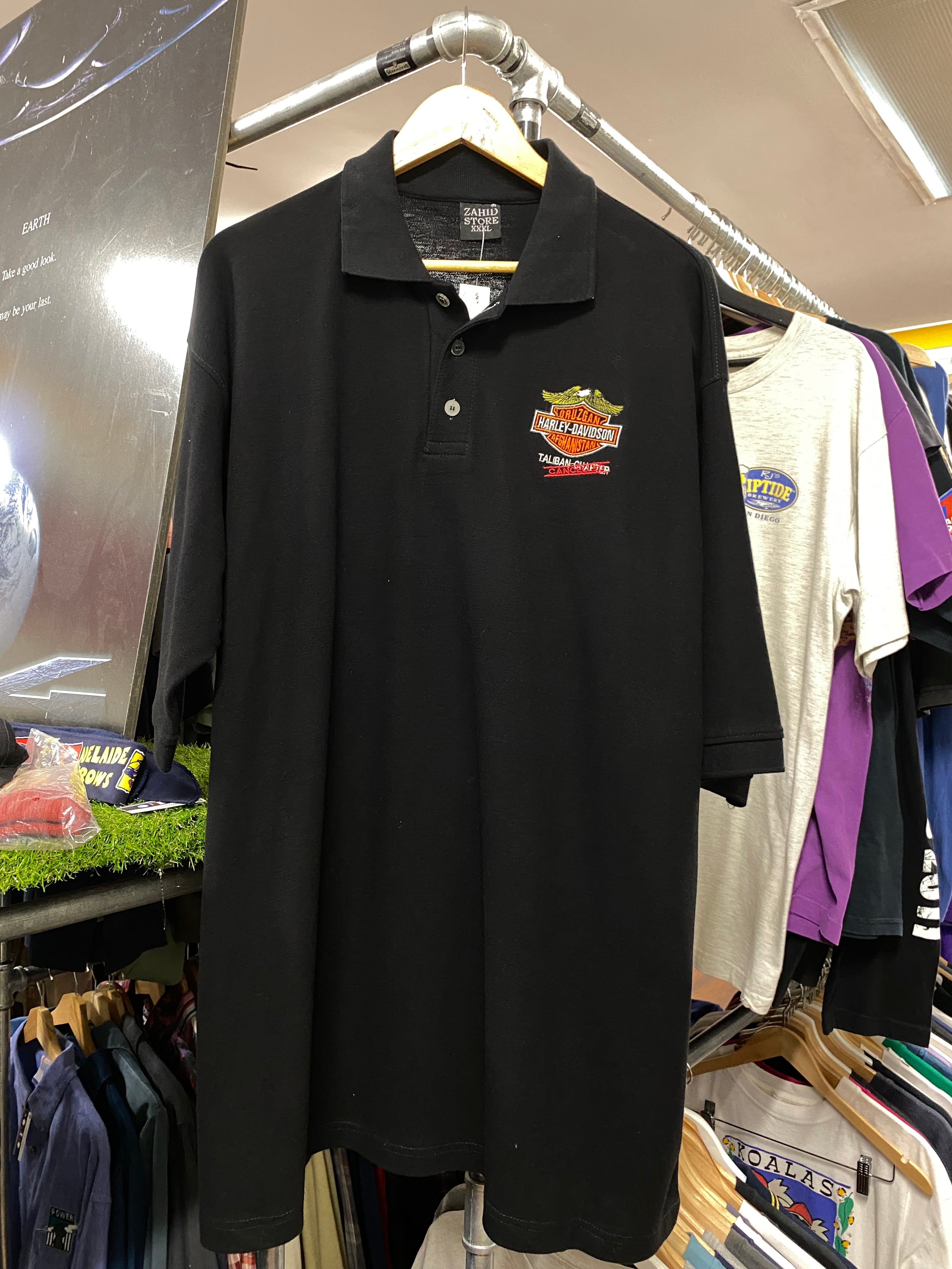 [3XL] Harley Davidson Afganistan, Taliban Chapter Polo