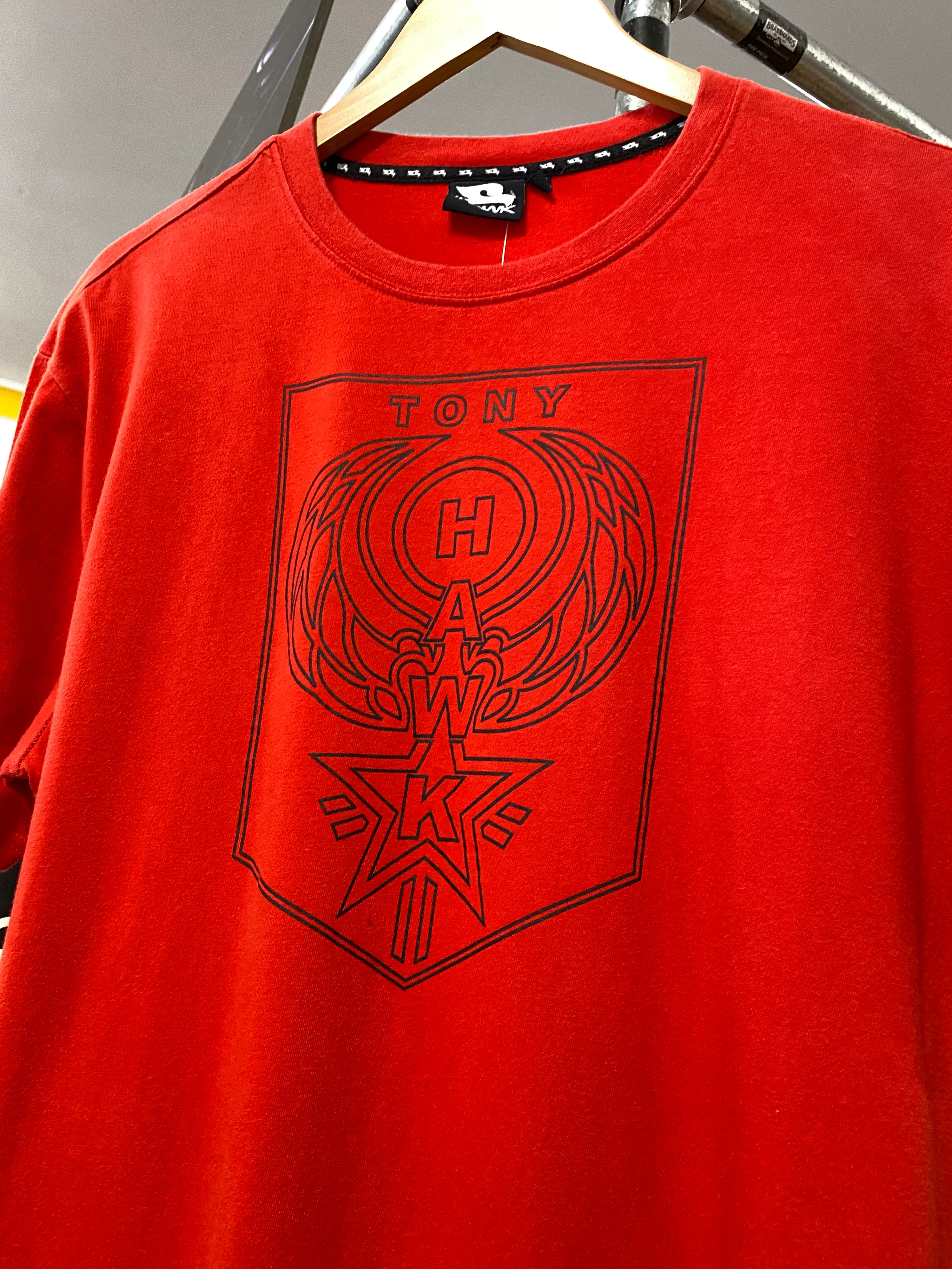 [XL] Tony Hawk Shield Red Tee