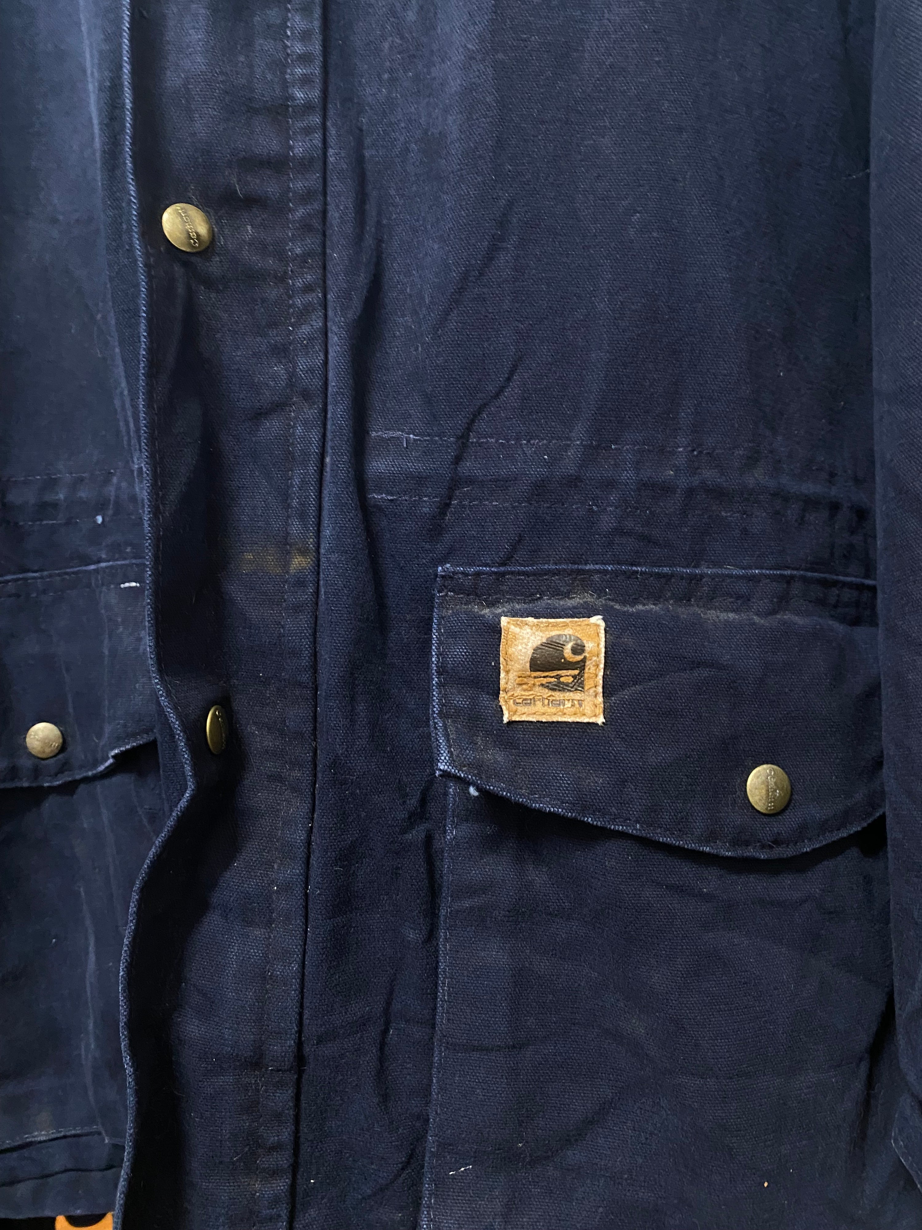[2XLT] Vintage Carhartt C52 MDT Blanket Lined Chore Jacket