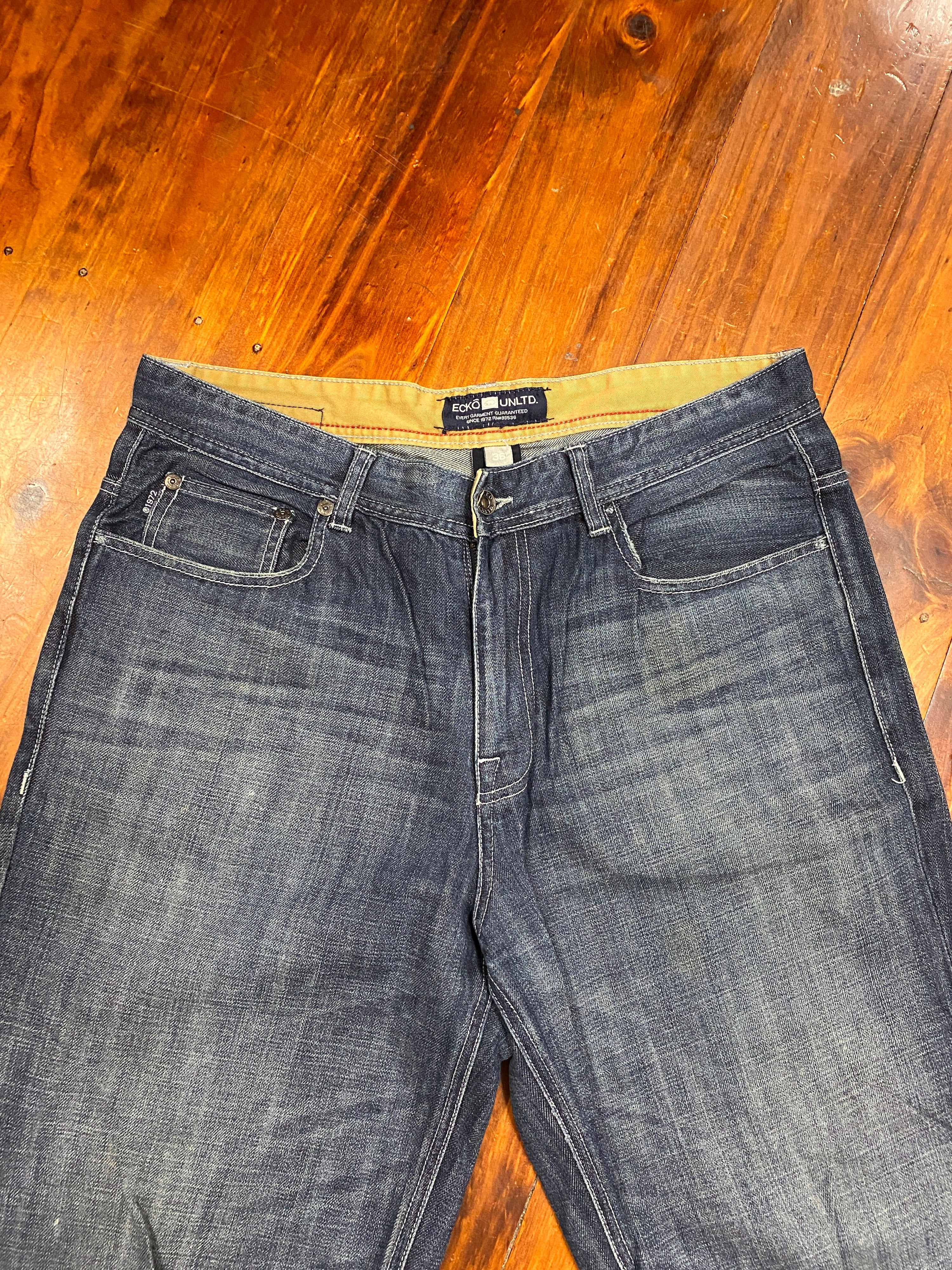 36 - Ecko Unltd Washed Denim Jeans