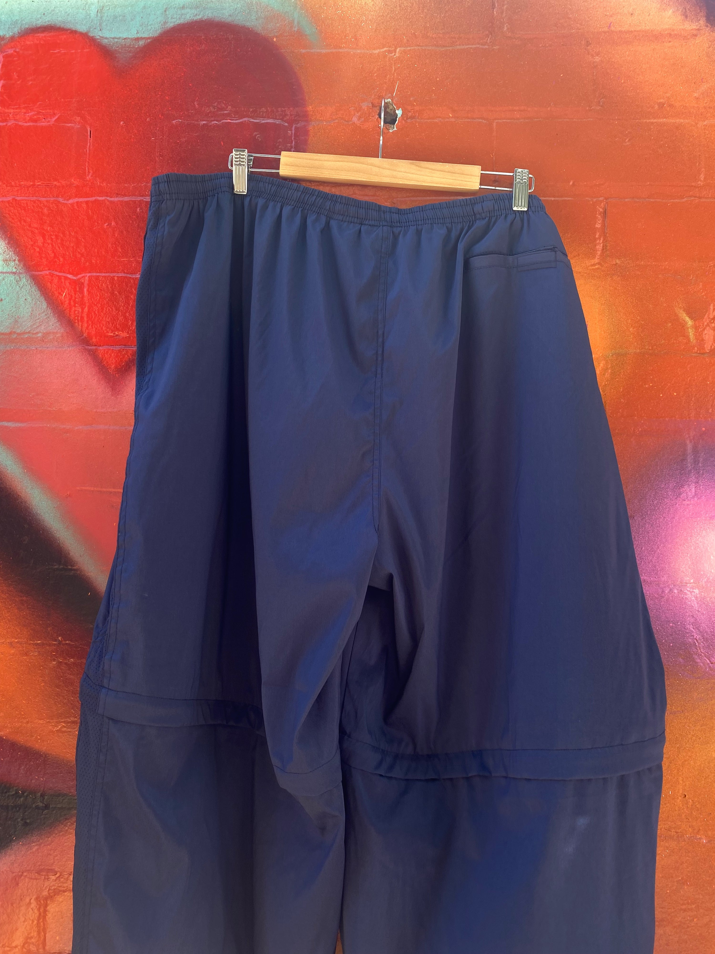 [3XL] Starter Blue Zip Off Pants