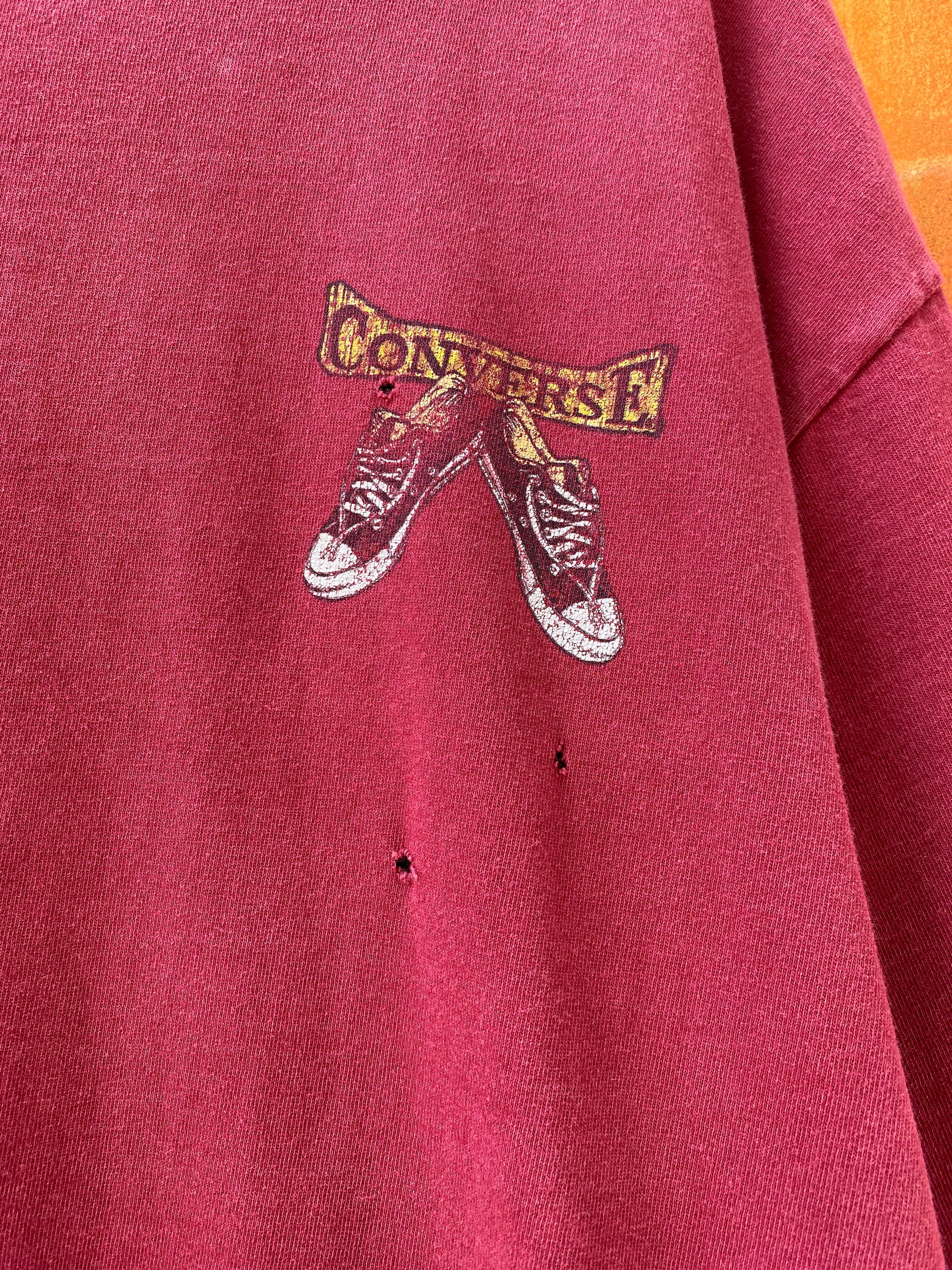 XL - Converse All-star Maroon Tee