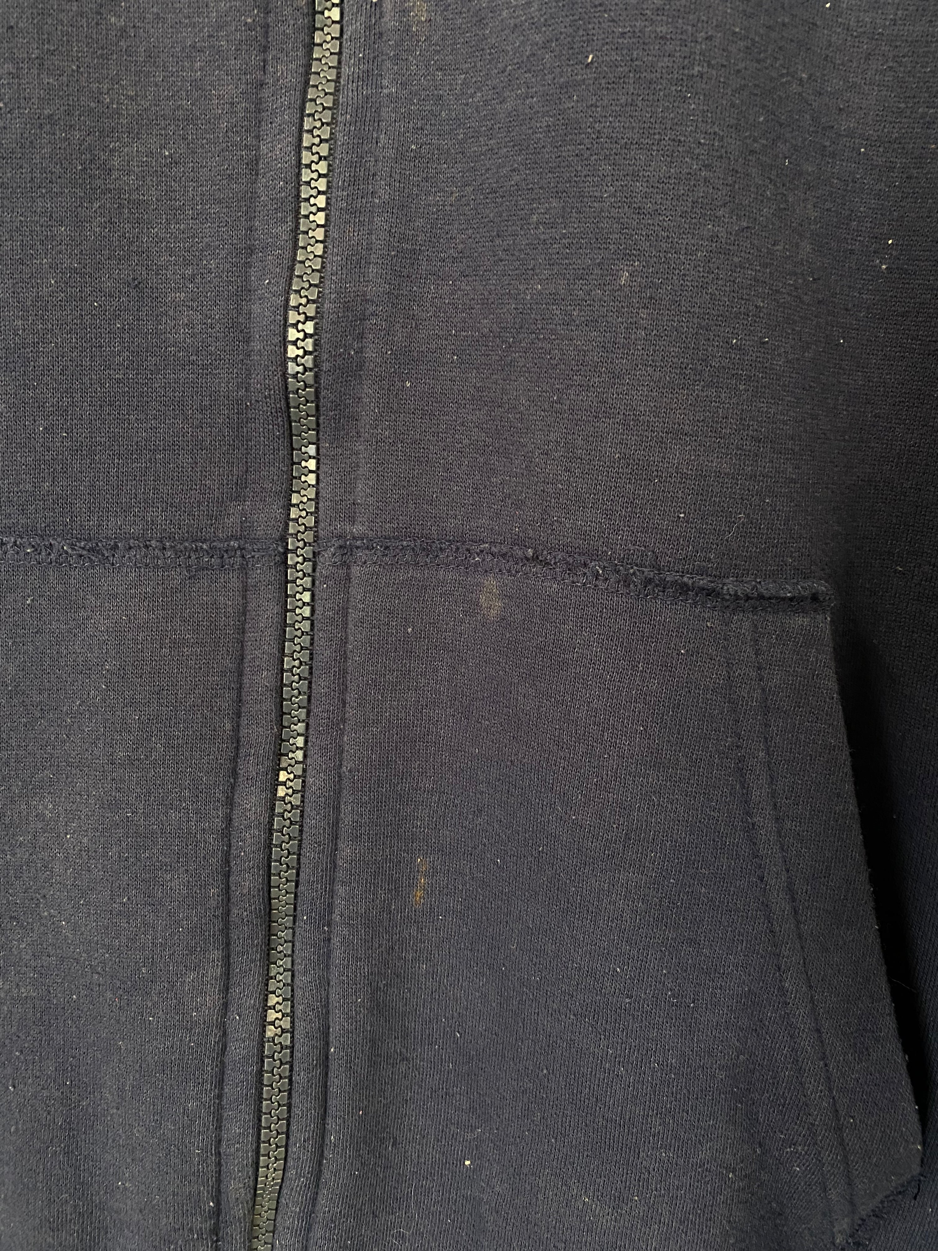 [XL] UMBRO Dark Blue Zip Up 2 Pocket Jumper