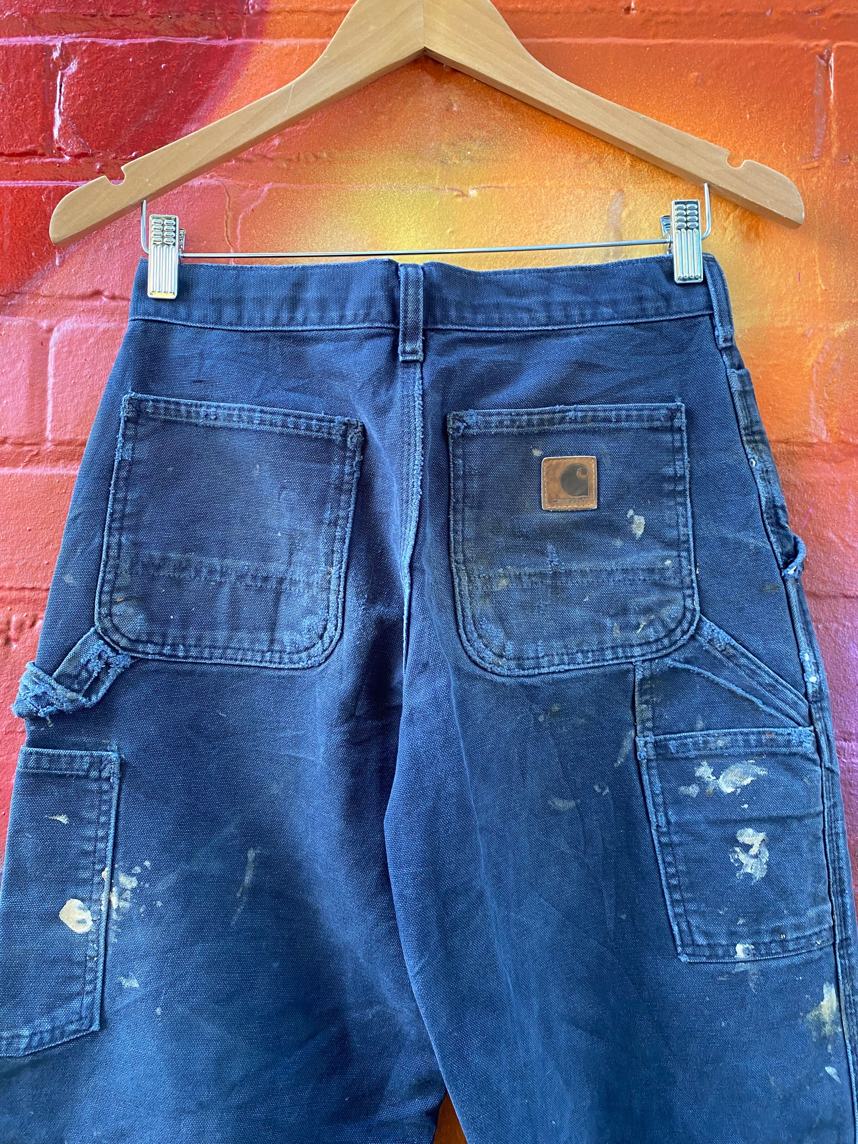 [28] Carhartt Thrashed Blue B11 MDT Carpenter Pants