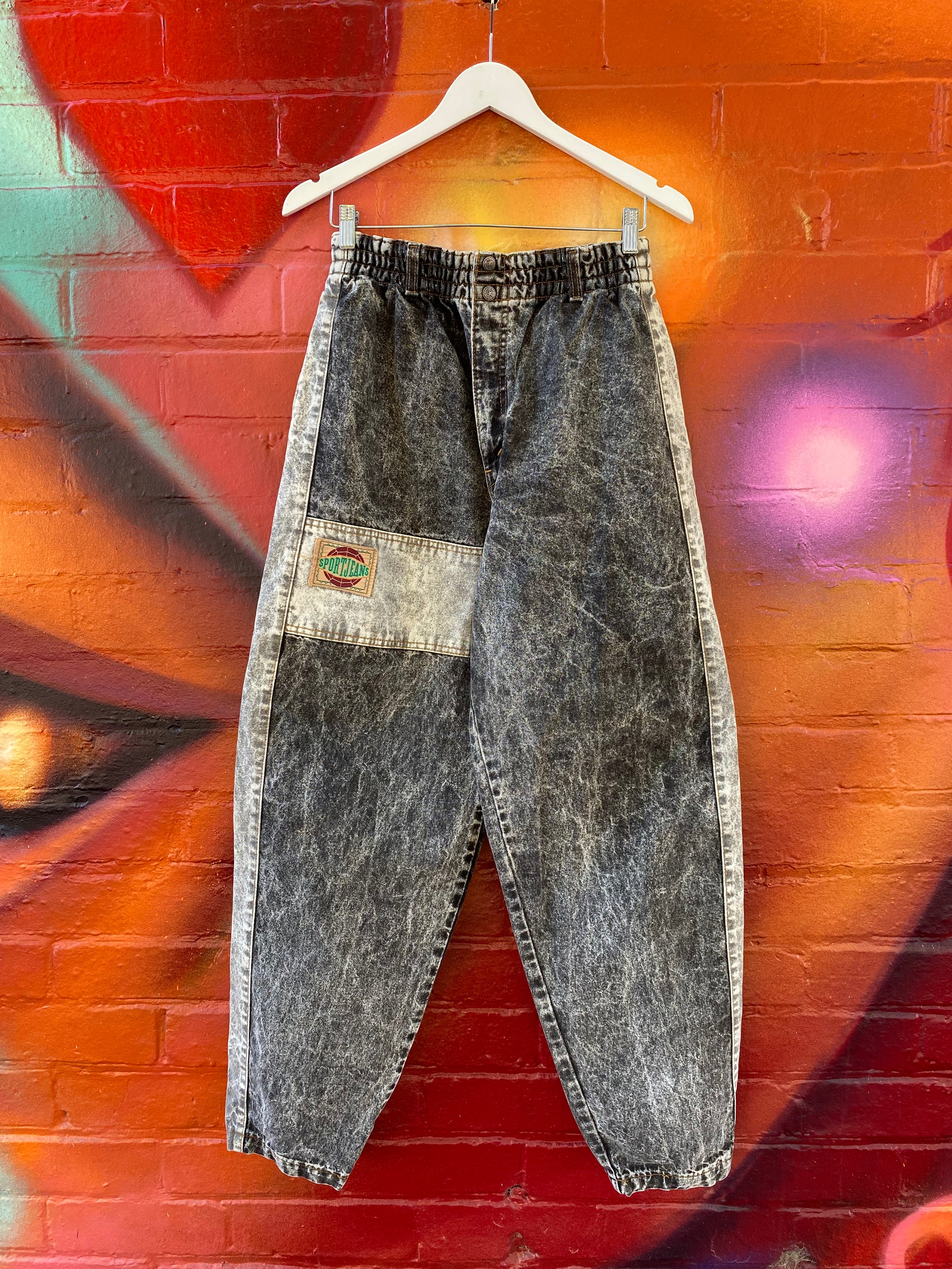 [30] Levis Sports Jeans Stone Washed Grey Pants