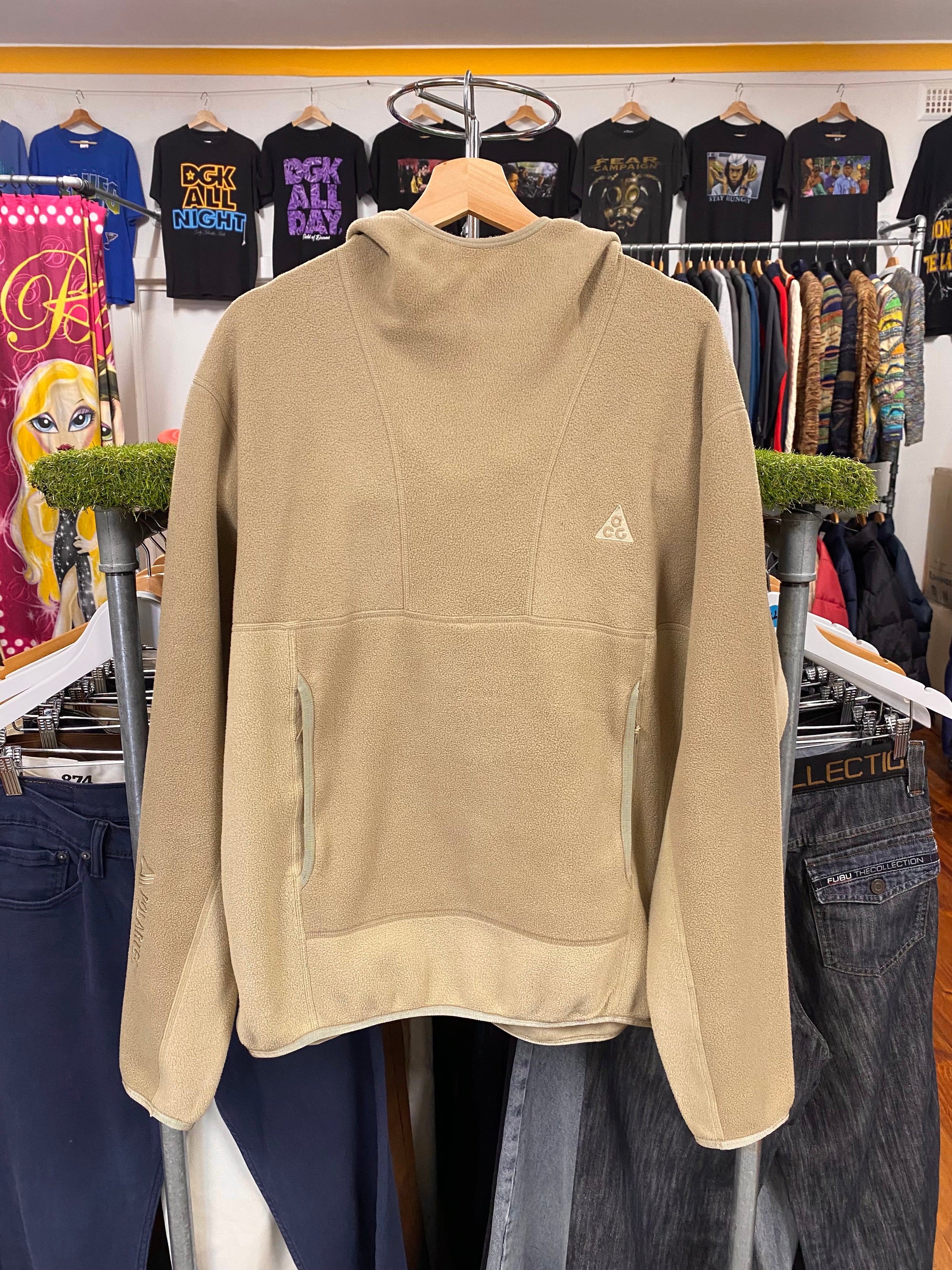 [M] Nike ACG Beige Therma-Fit Hooded Jumper