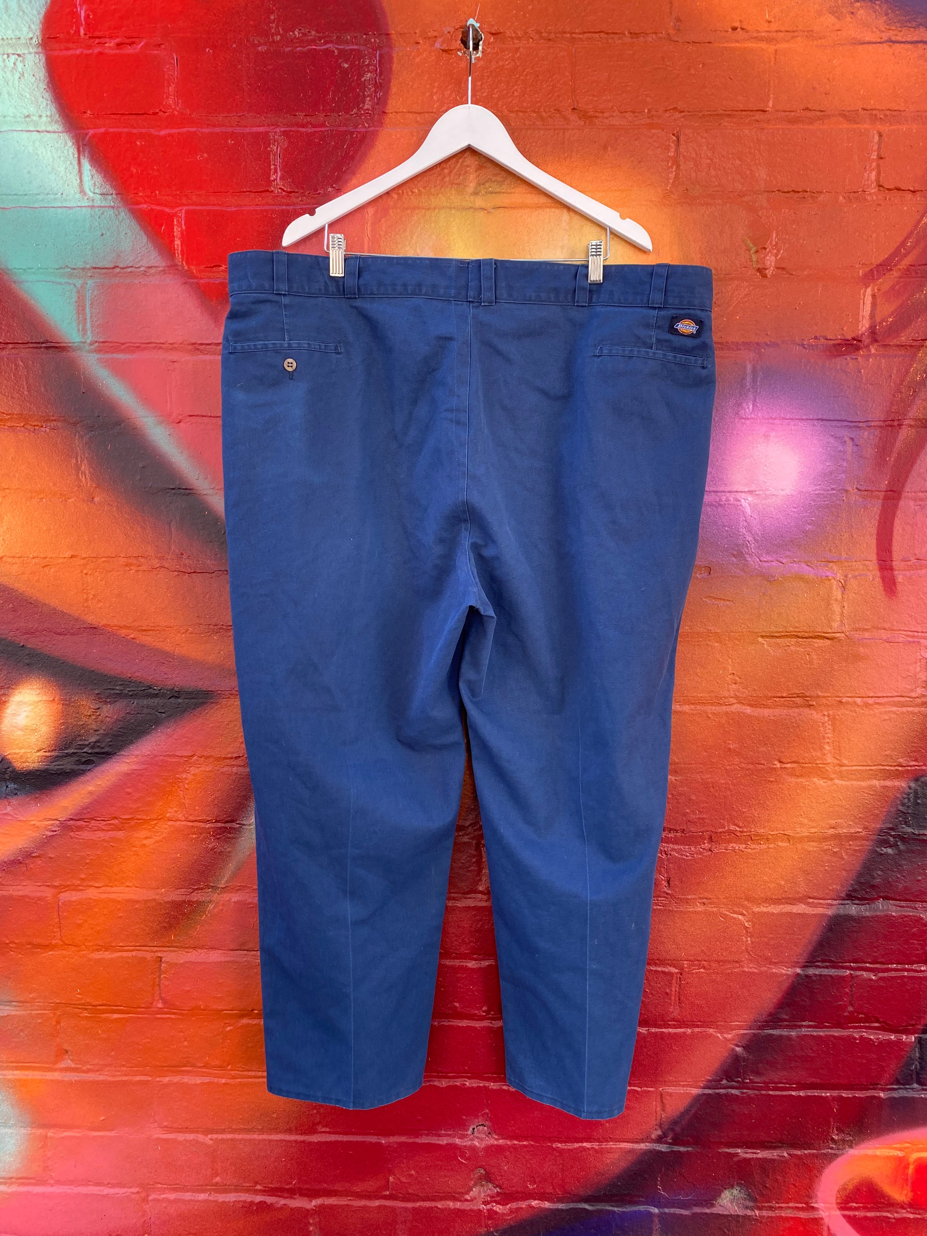 [46] Dickies Blue Pleated Work Pants D119