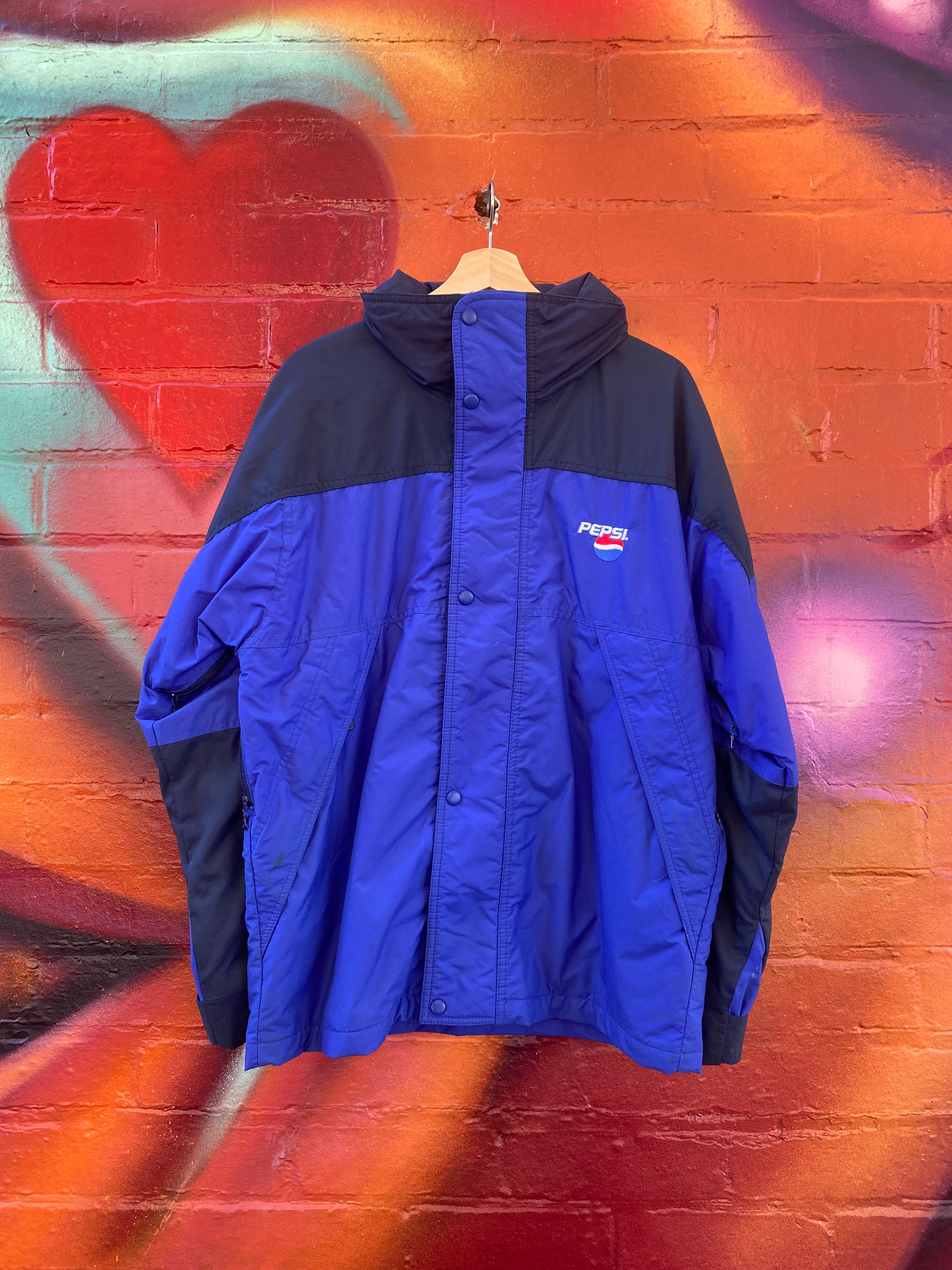 [S] Vintage Pepsi 2 Tone Jacket