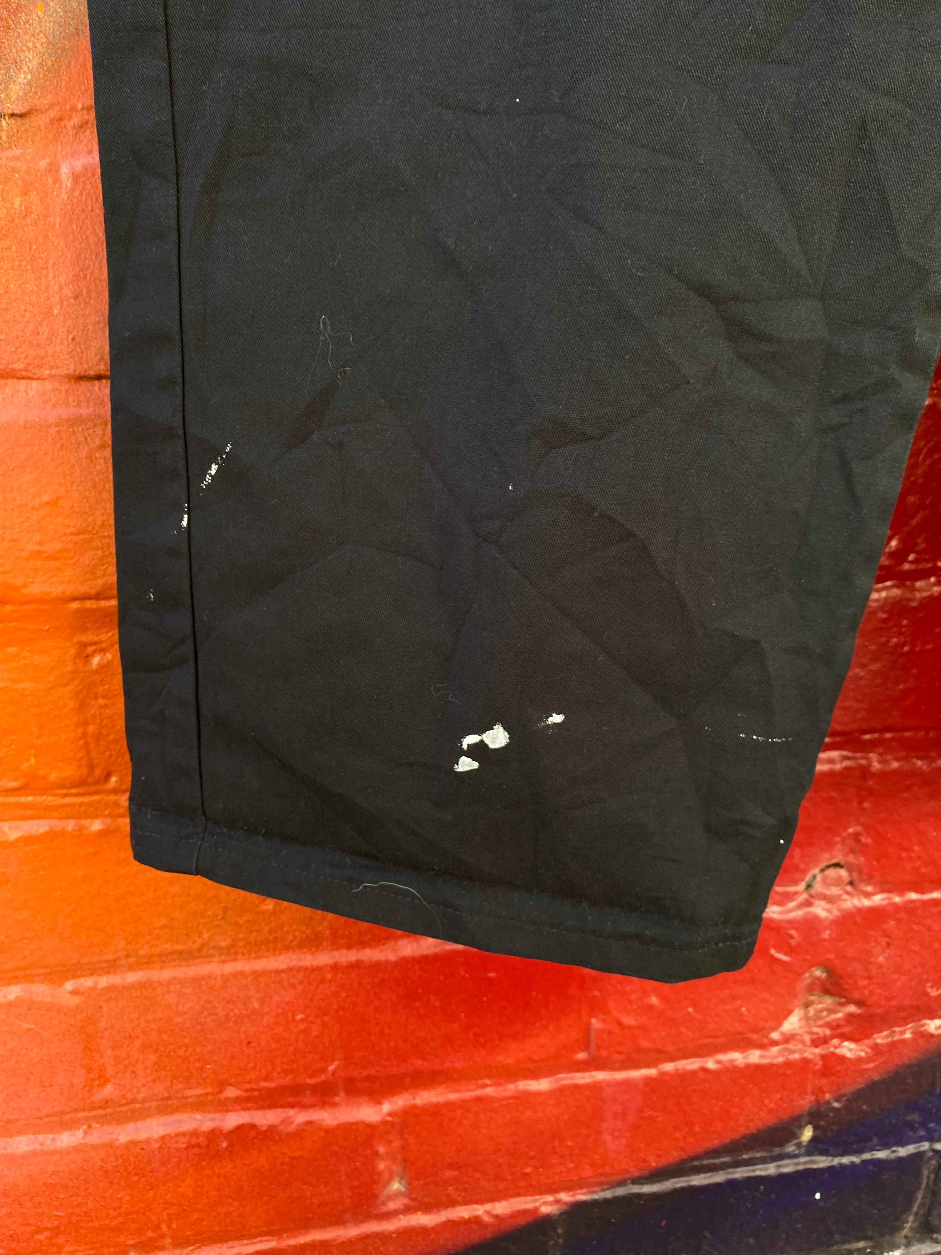 [38] Dickies Black Double Knee Work Pants D130