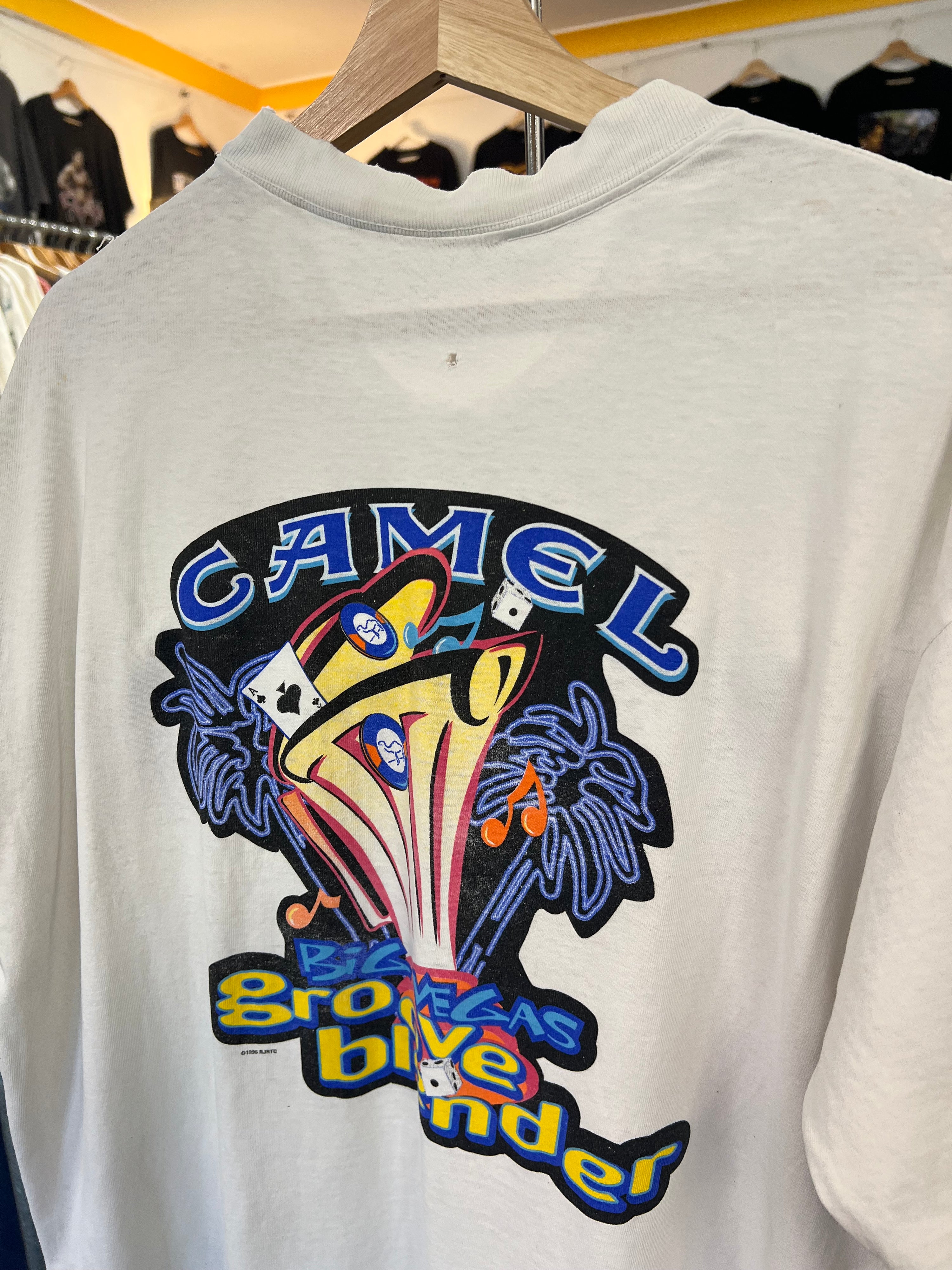 XL - 1996 Thrashed Camel Groove Blender Pocket Tee