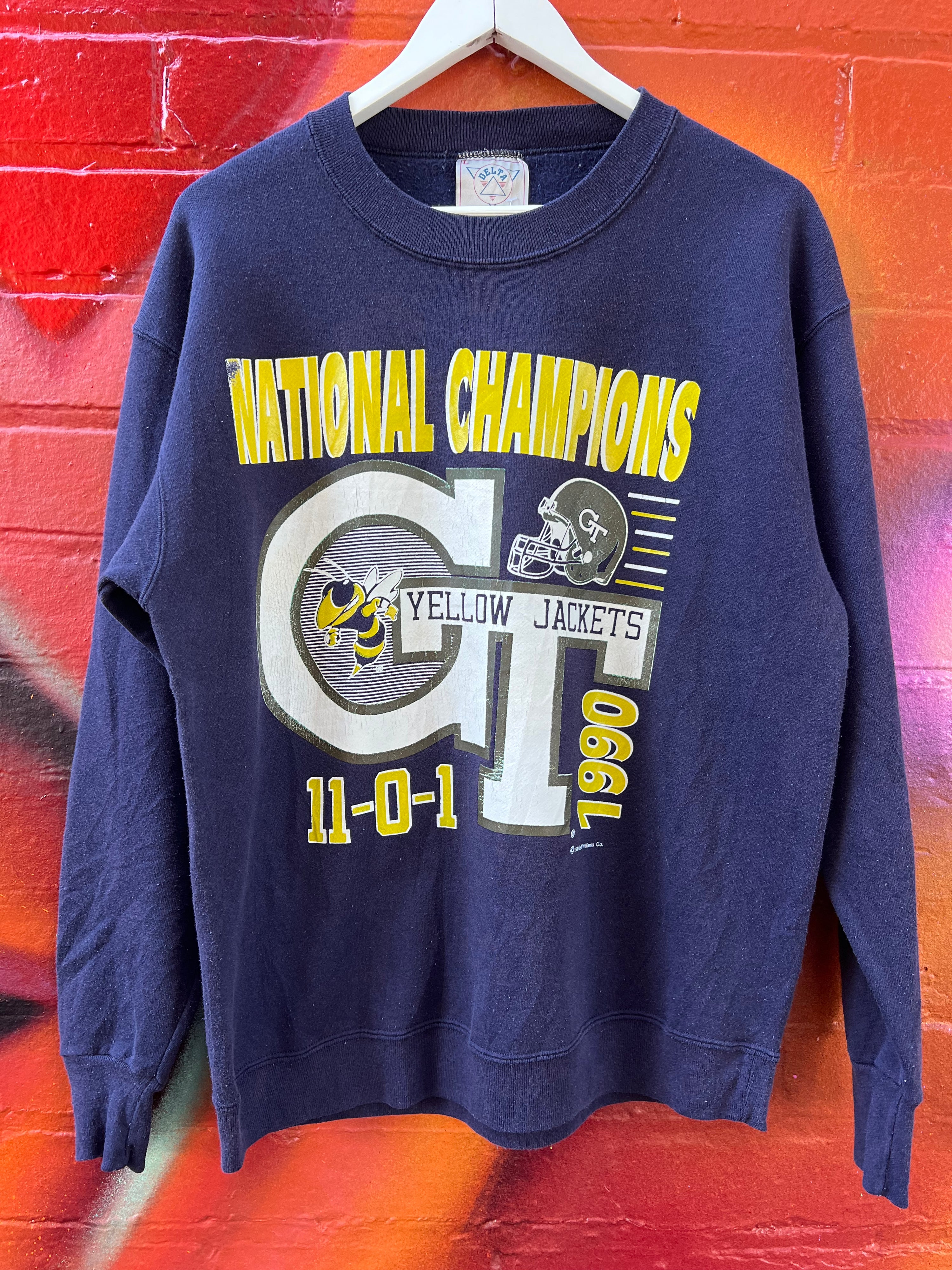 L - 1990 Yellow Jackets National Champions Jumper