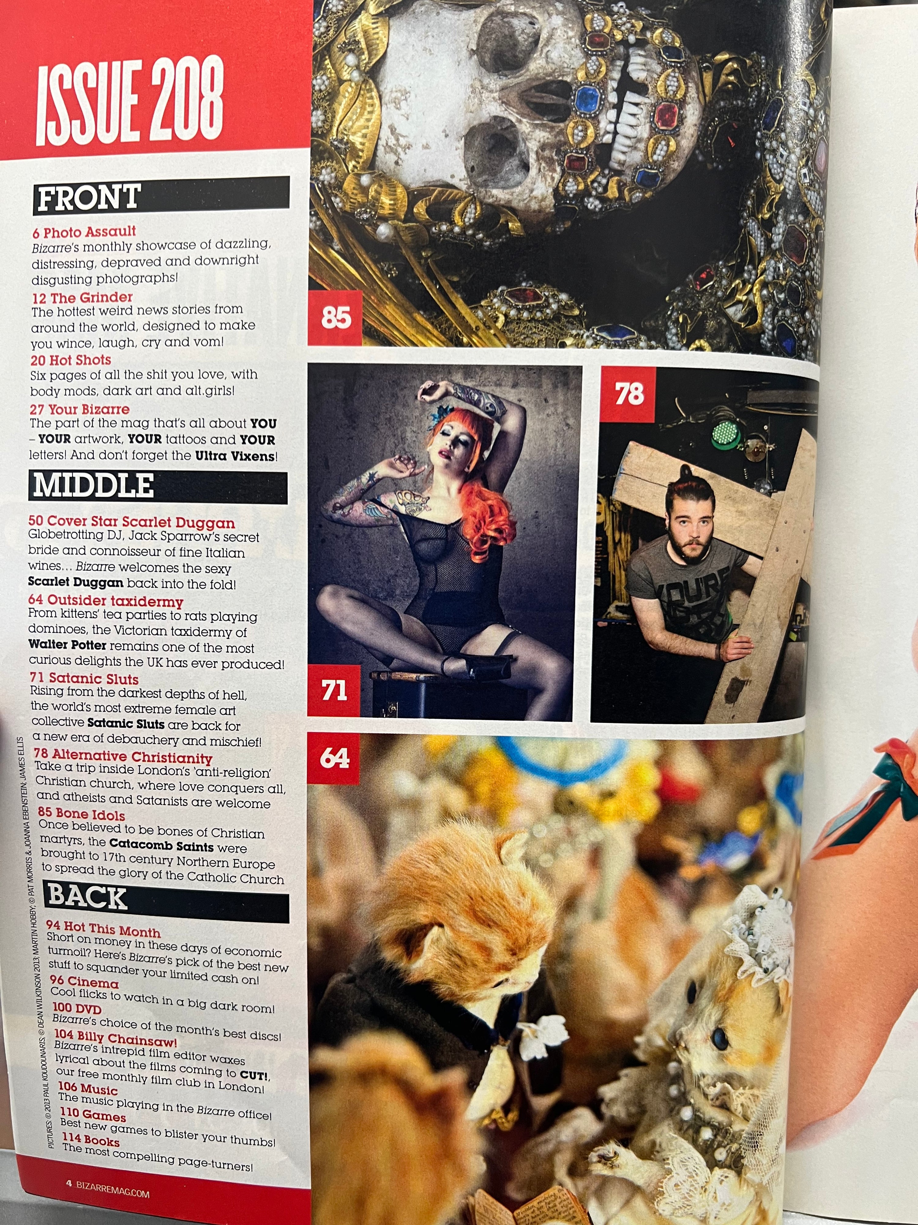 Bizarre Magazine Issue 208 December 2013