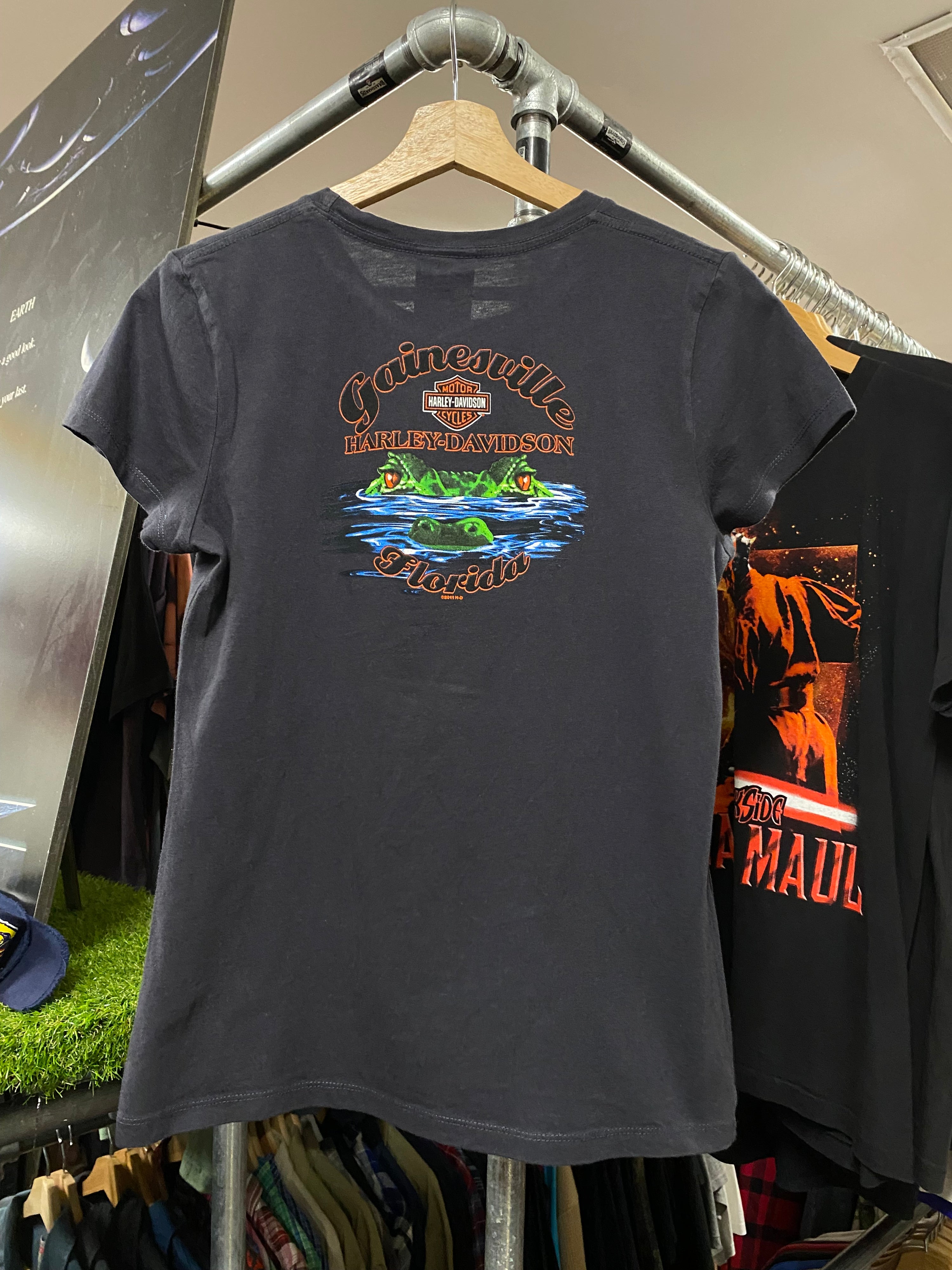 [M] Ladies Harley Davidson Florida Gator DS
