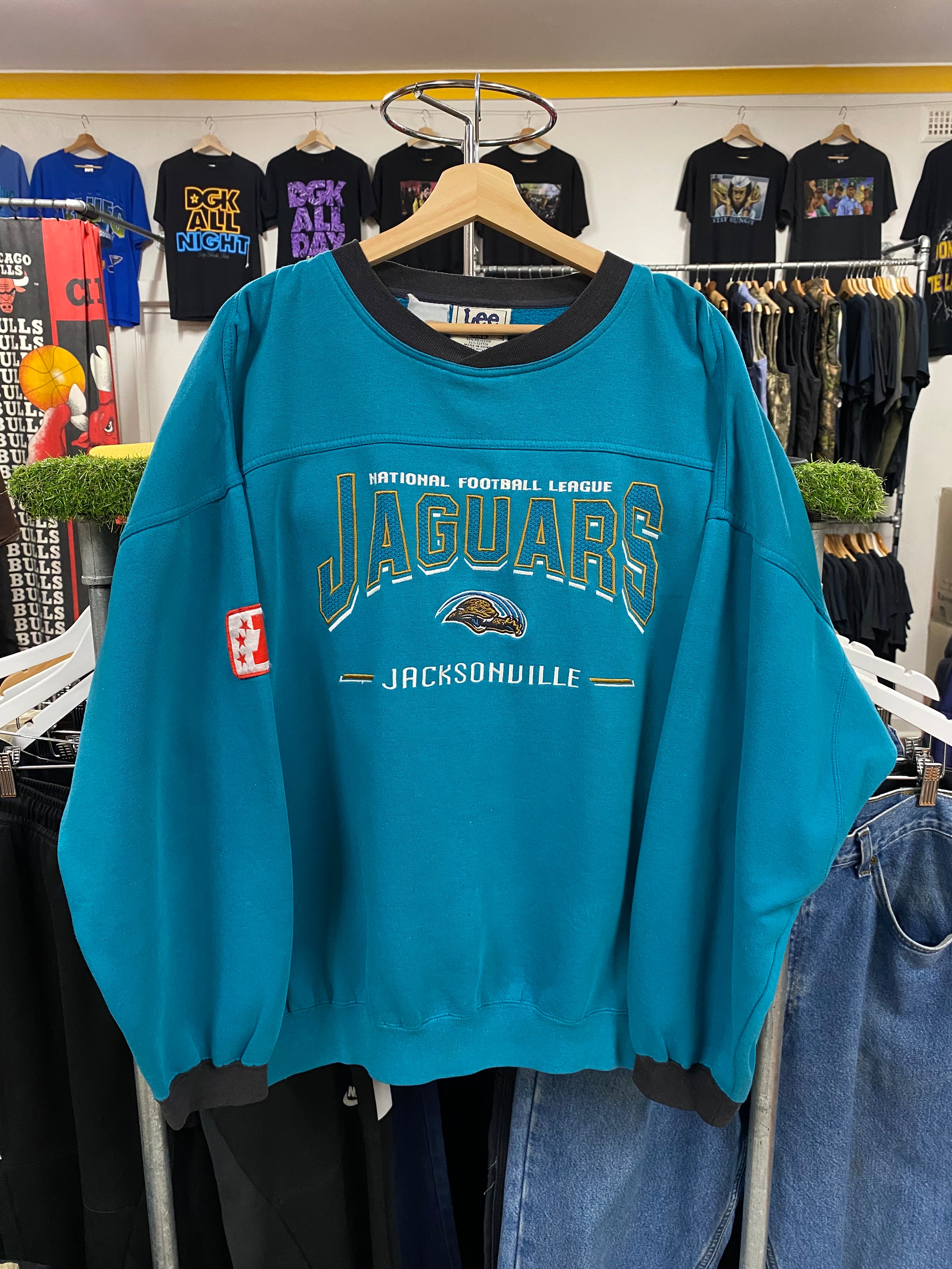 [2XL] 1990s Jacksonville Jaguars LEE Sport Jumper