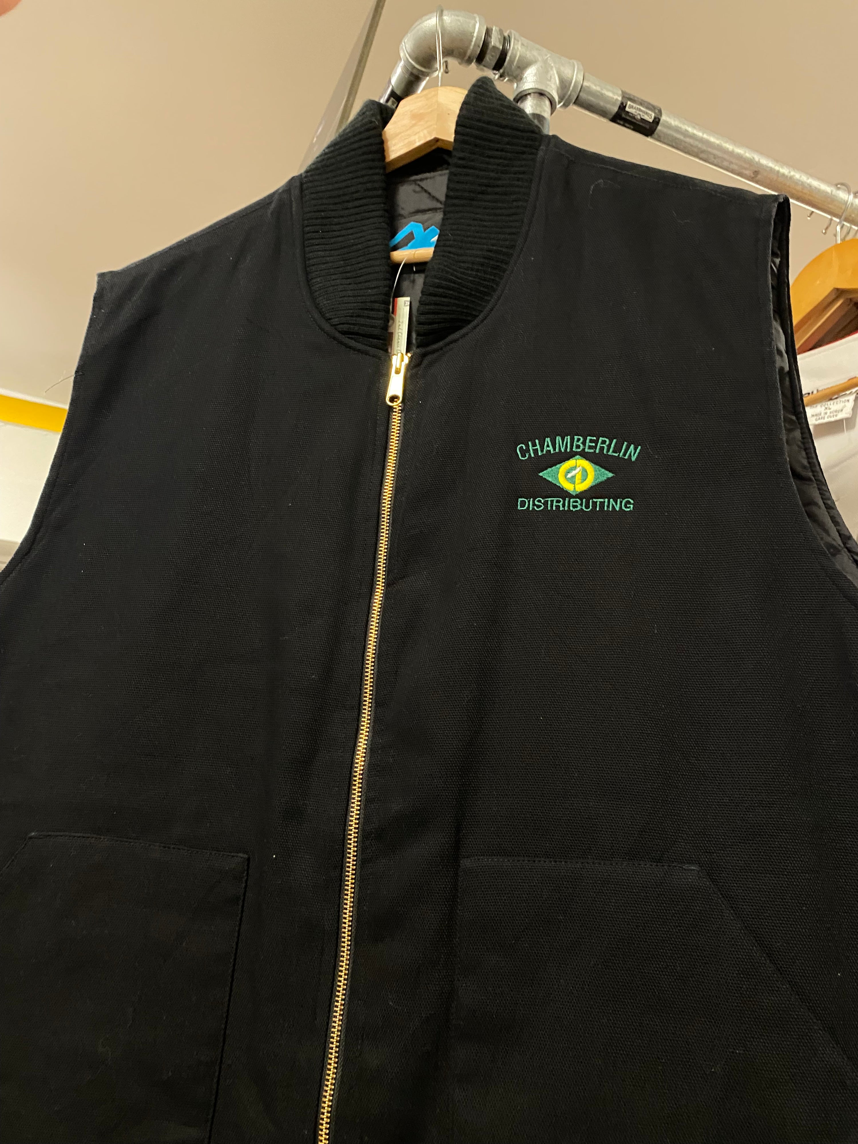 [2XLT] Chamberlin Distributing Black Work Vest