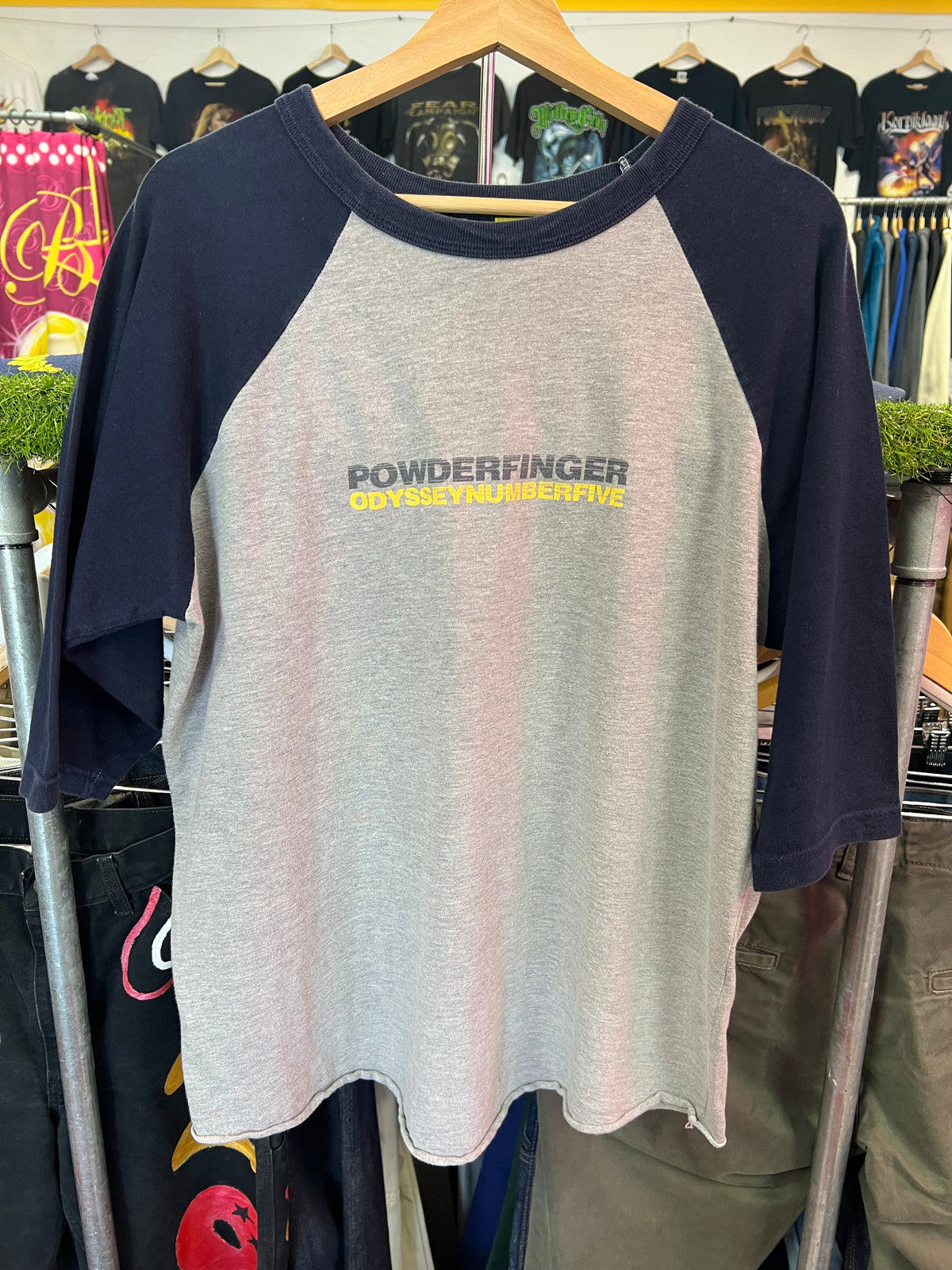 [L] 2000s Powderfinger Odyssey Number 5 Tshirt