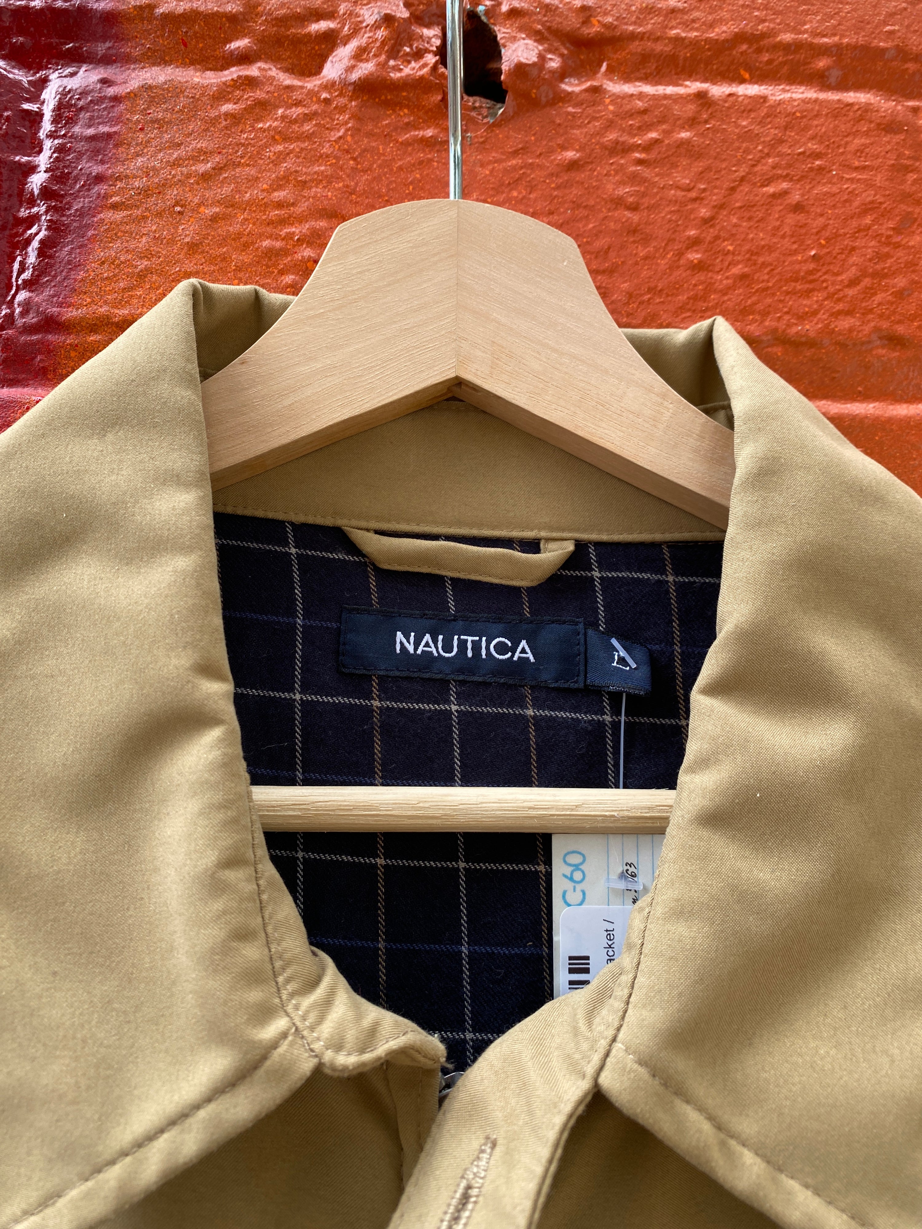 L - Nautica Herrington Tan Jacket