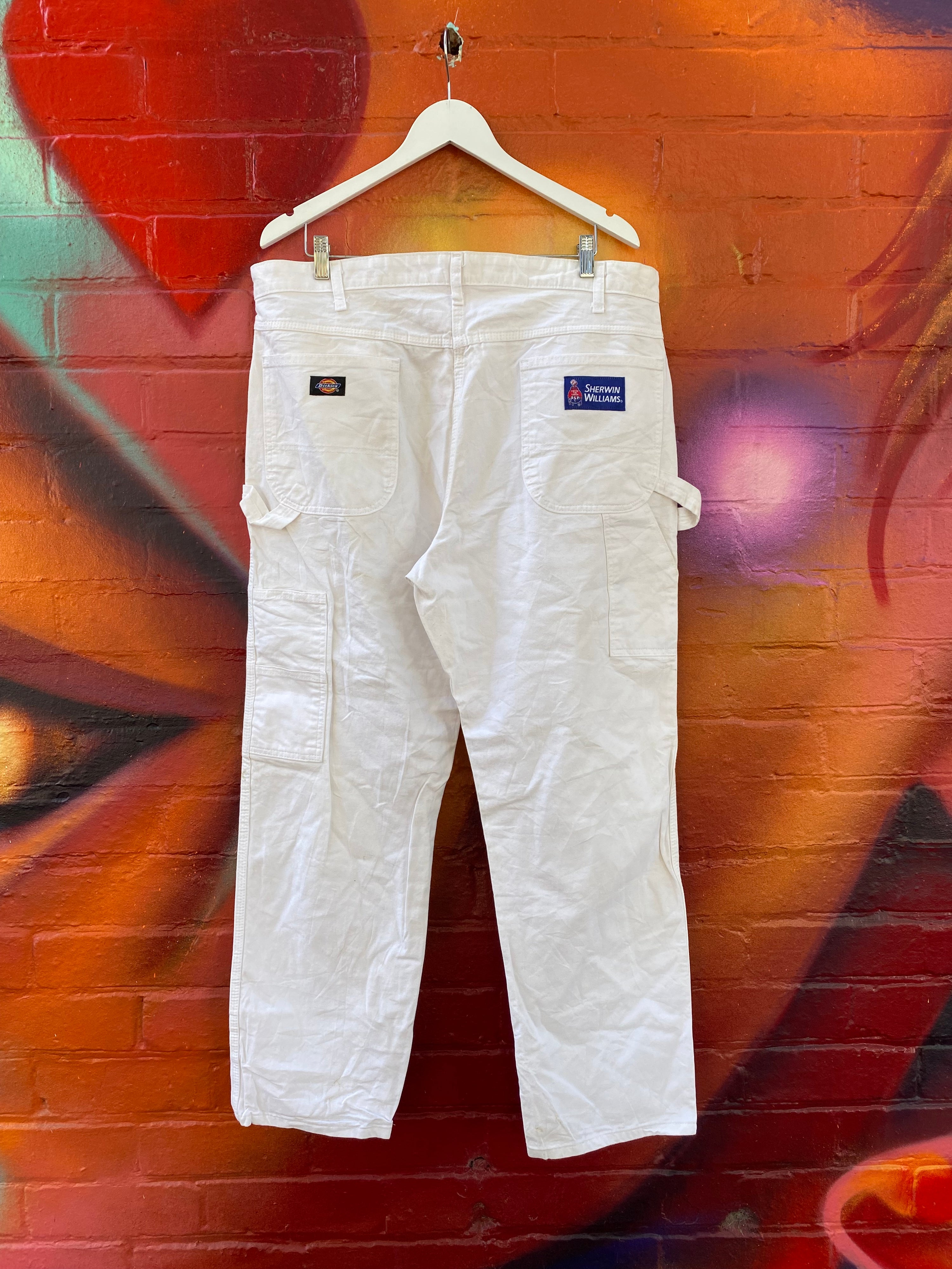 [38] Dickies Sherwin Williams White Carpenter Pants