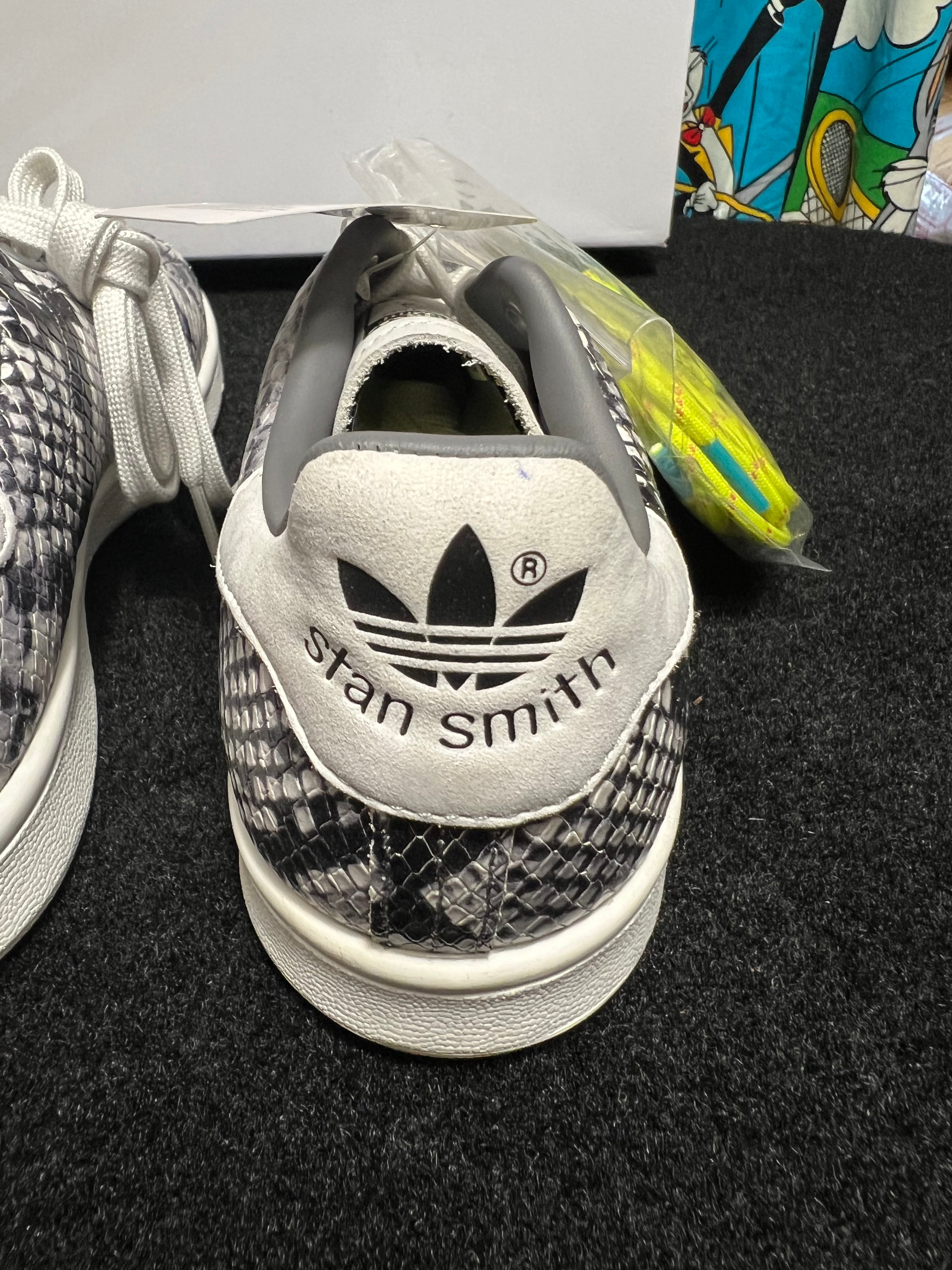 US6 - Adidas Stan Smith Reptile Shoes EH0151 NEW