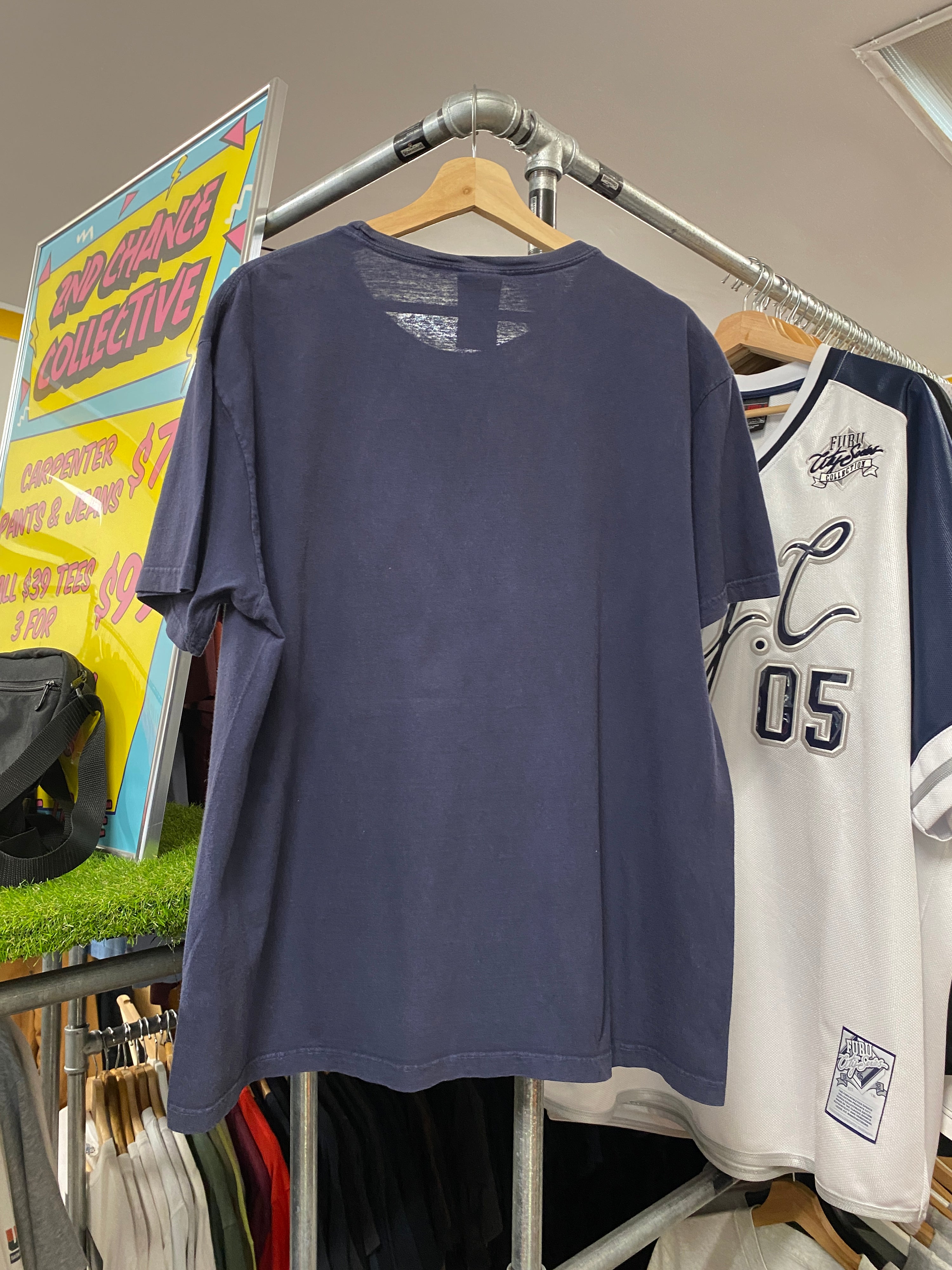 M - Tommy Hilfiger Wave Logo Blue Tee