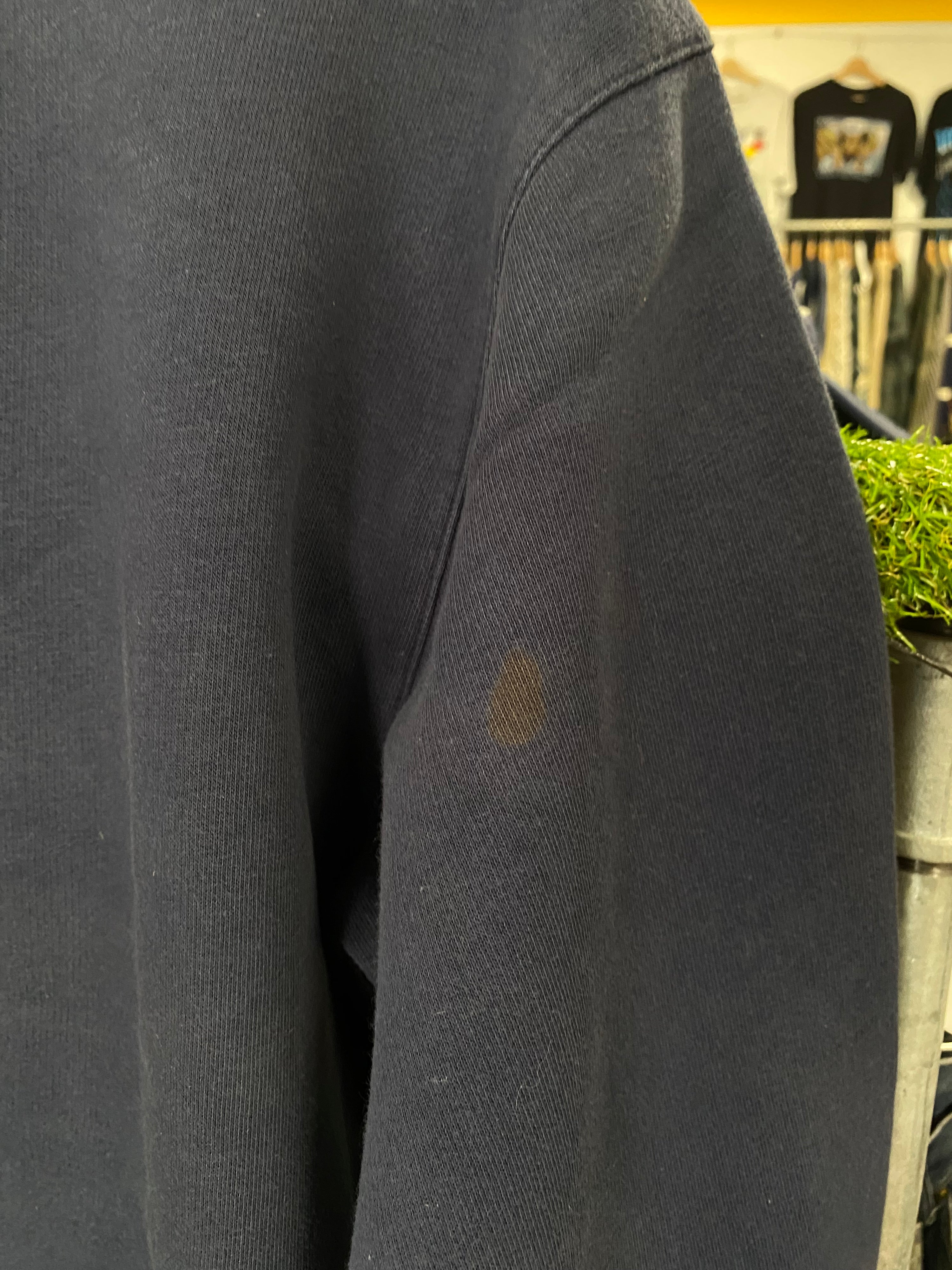 [L] Nike Embroidered Tick Dark Blue Jumper