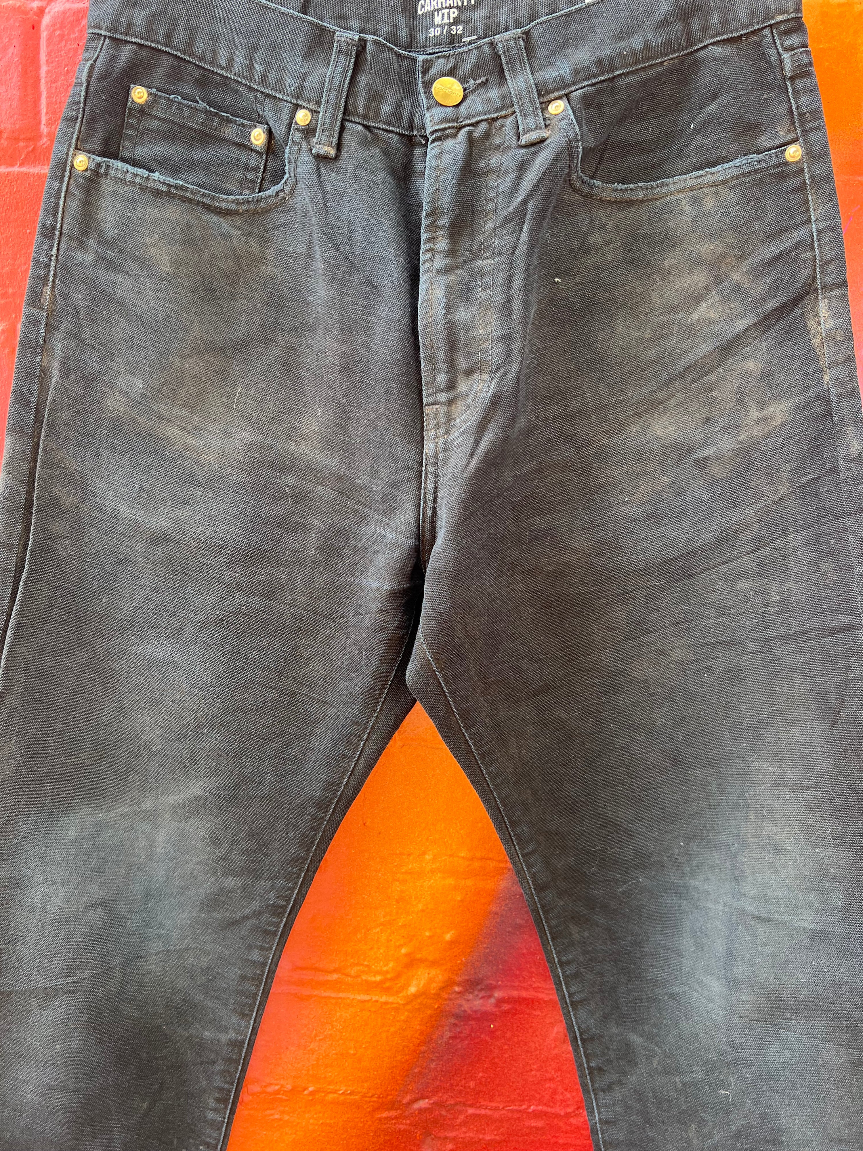 [30] Carhartt WIP Pontiac Pant Black 30x32