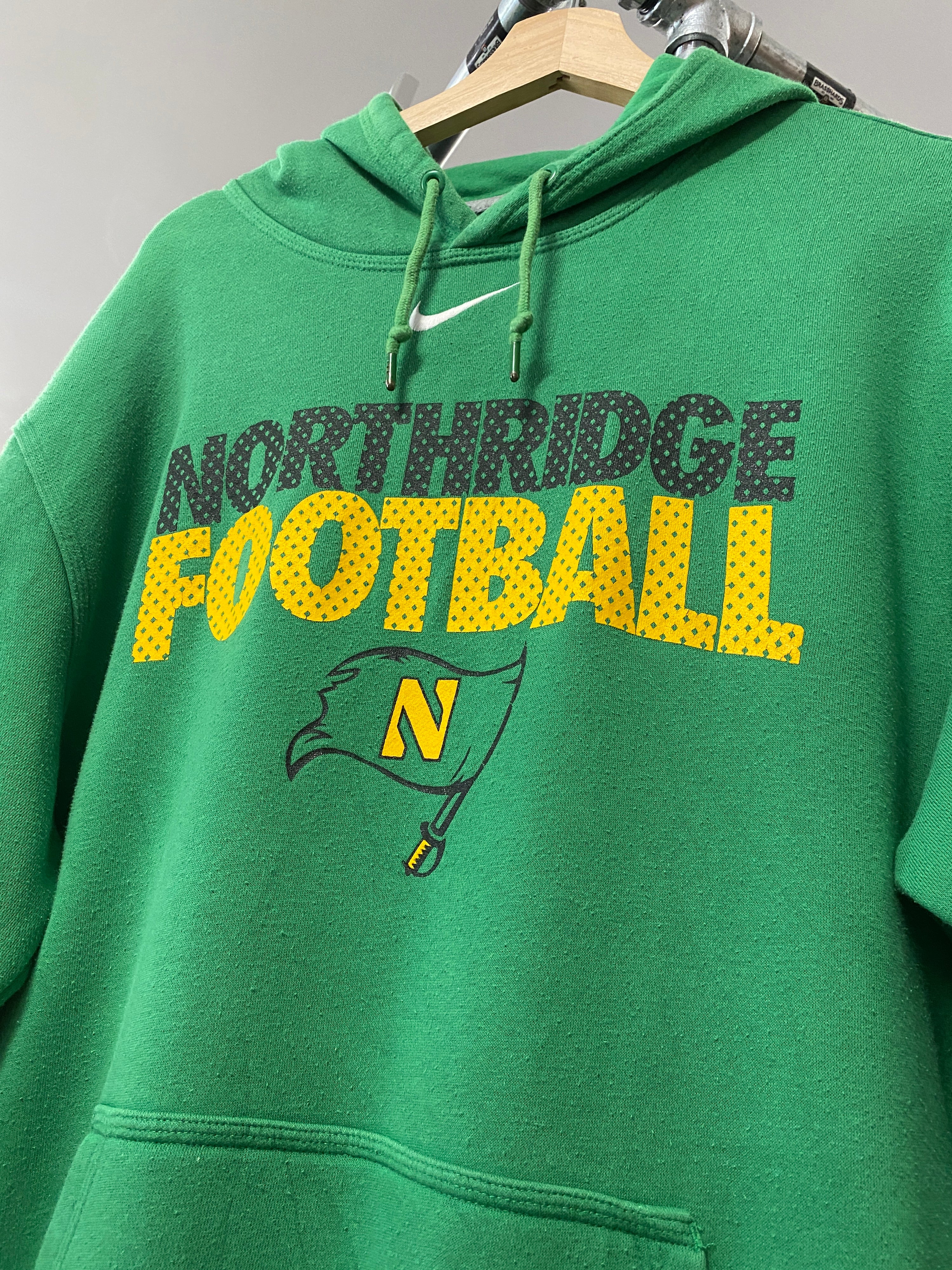 L - Nike x Northridge Football Green Hoodie