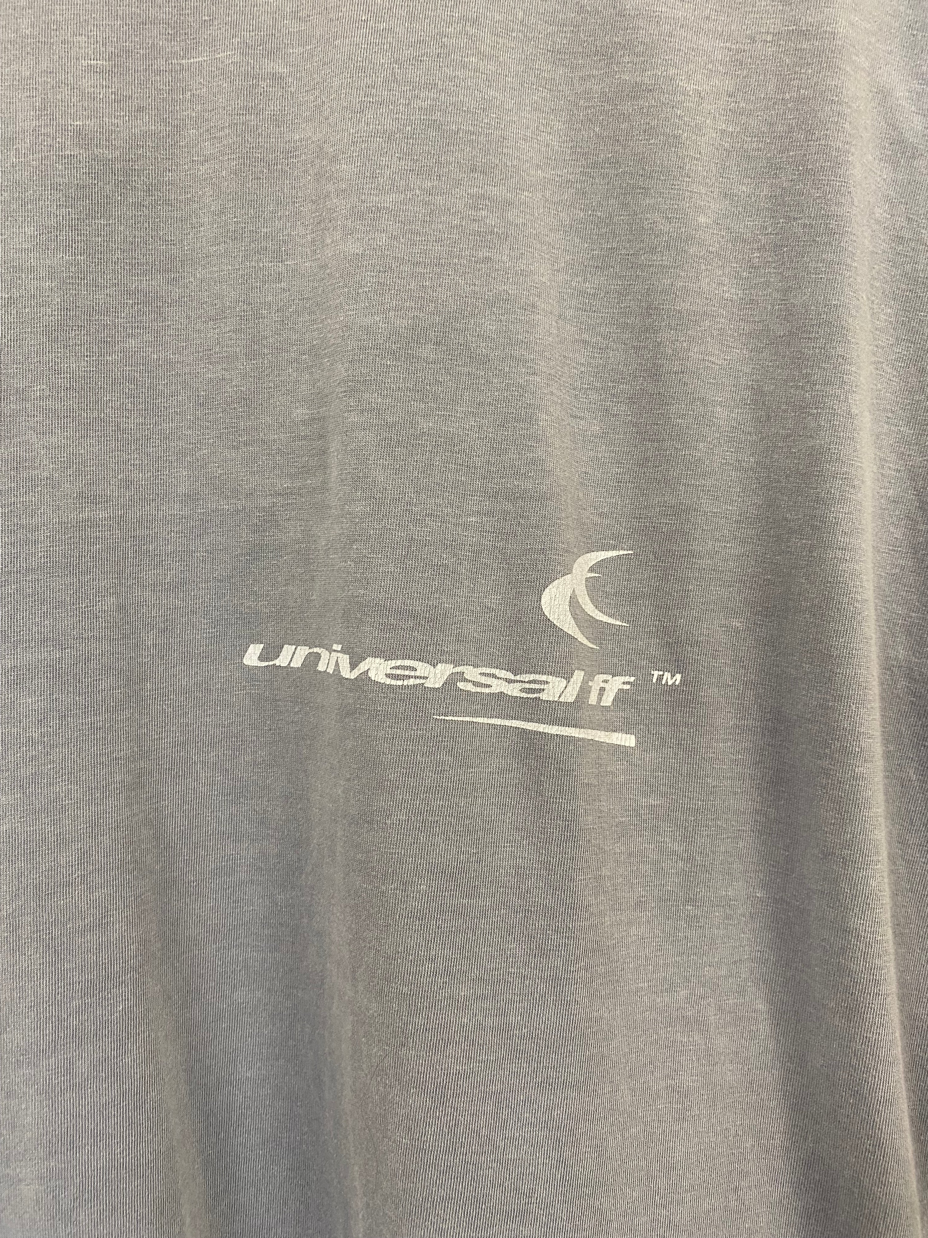 [XL] SCUFFERS Worldwide Double Sided Steel Blue Tshirt