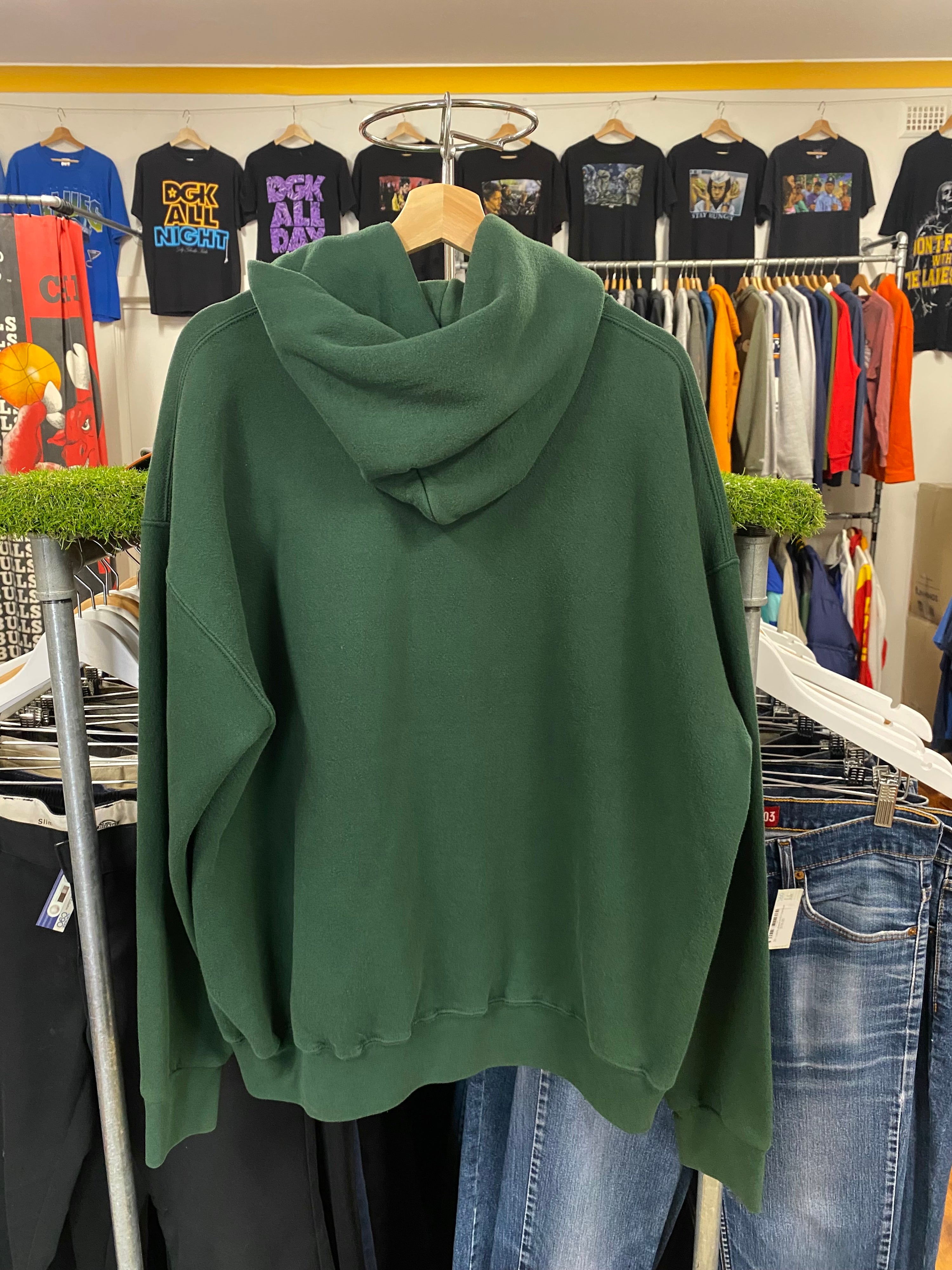 green bay packers hoodie dress Green Bay Packers Womens Velour Hooded Sweatshirt, Size: L main image 0