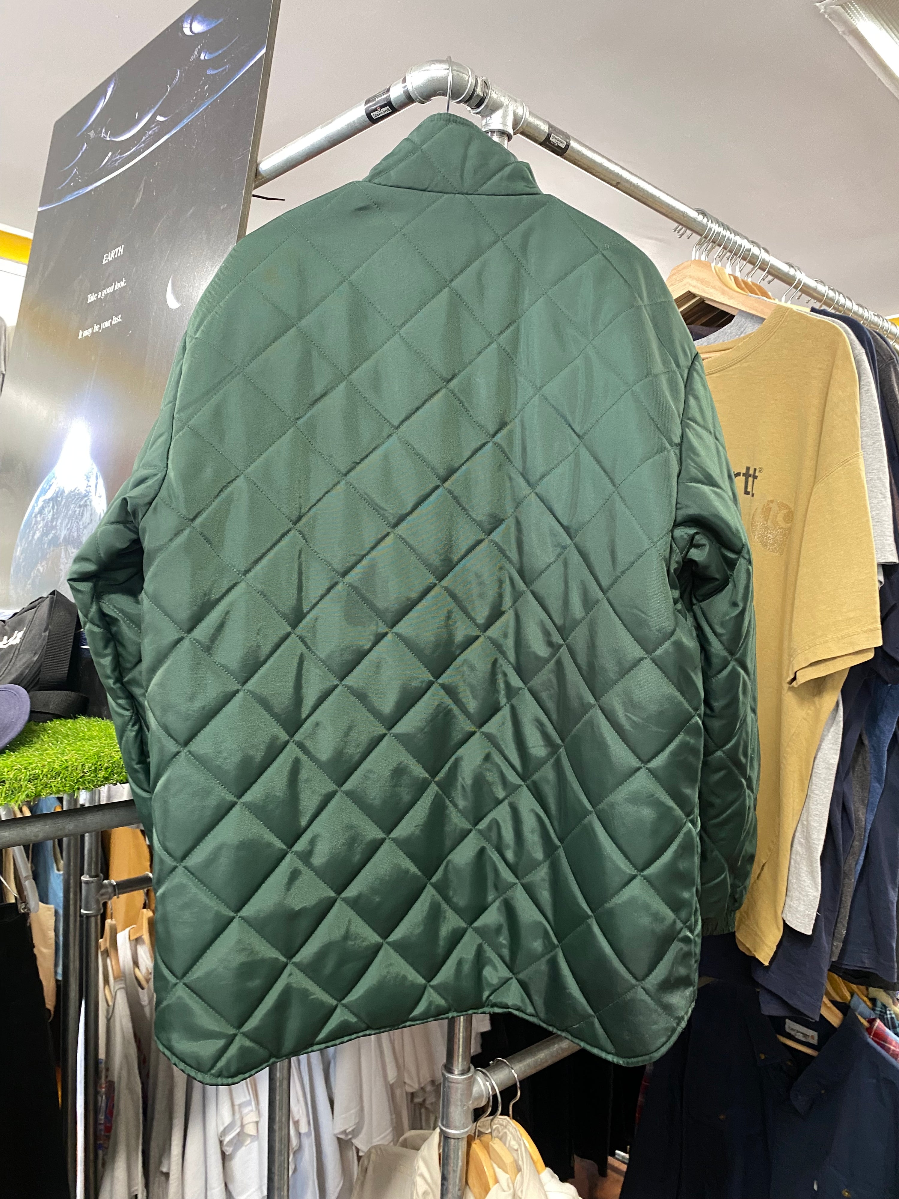 [M] Champion Reversable Black/Green Puffer