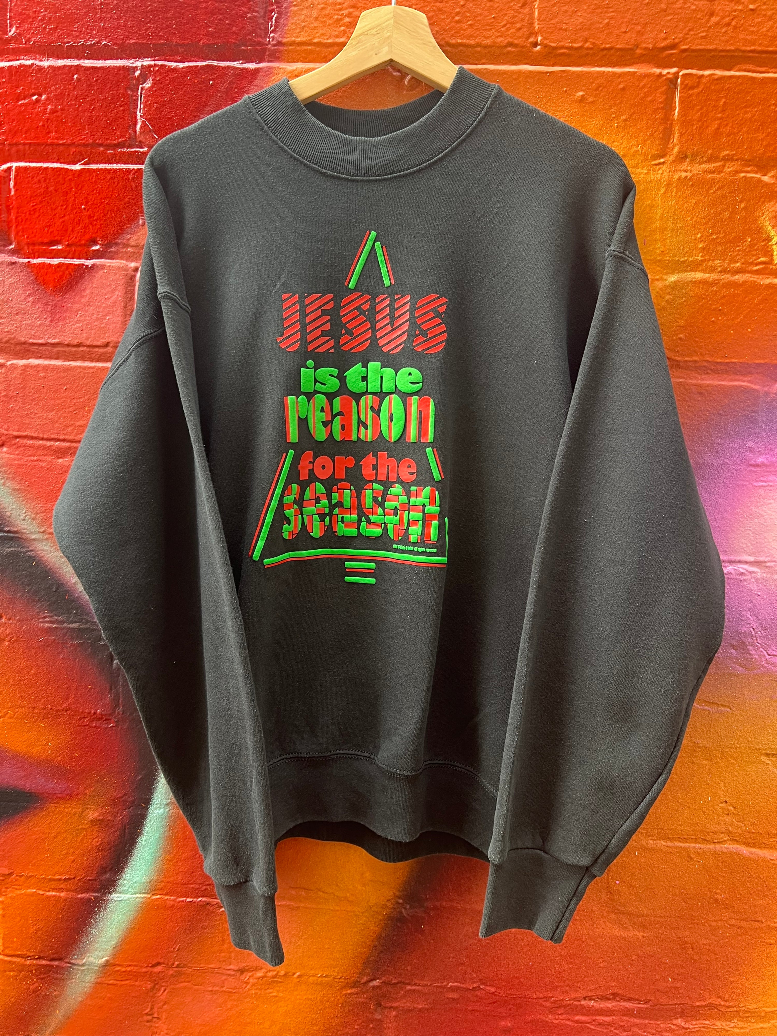 L - 1998 Jesus Is The Reason For The Season Jumper