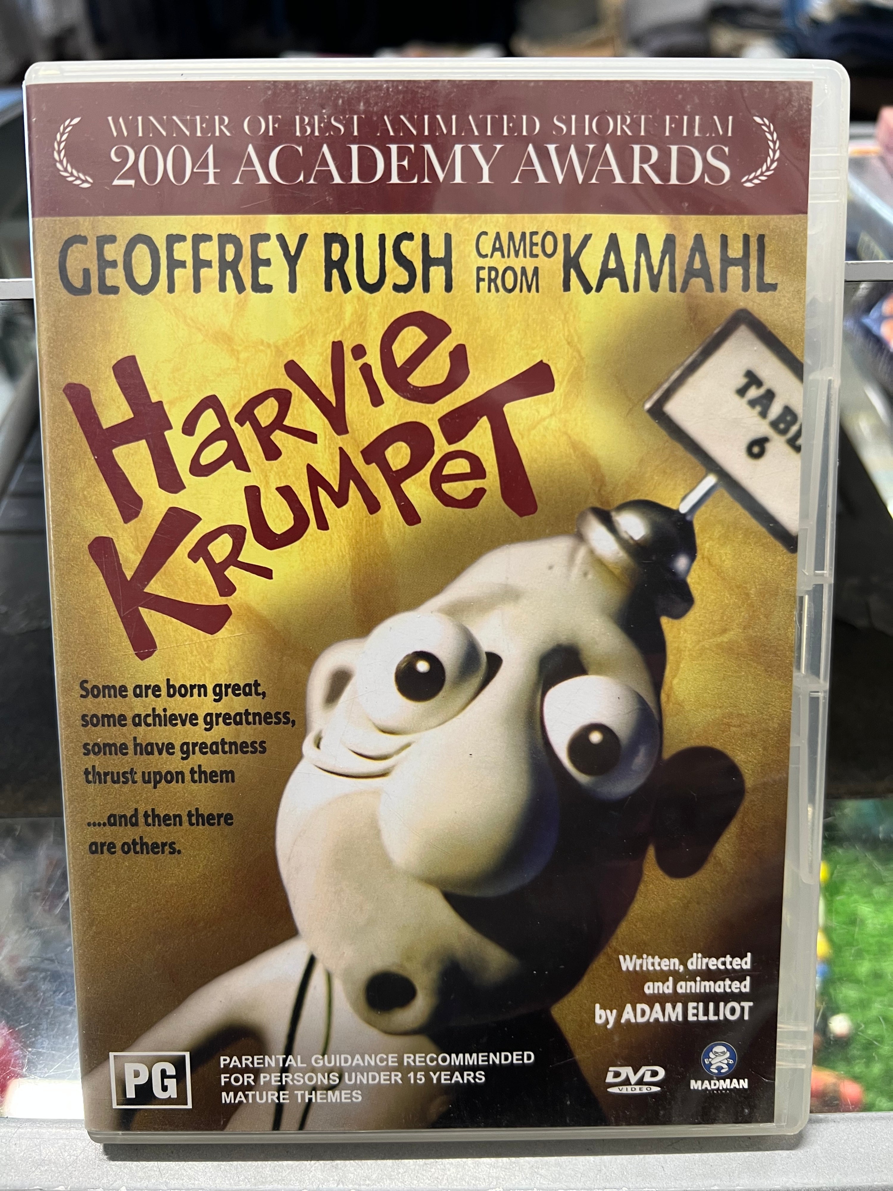 Harvie Krumpet DVD