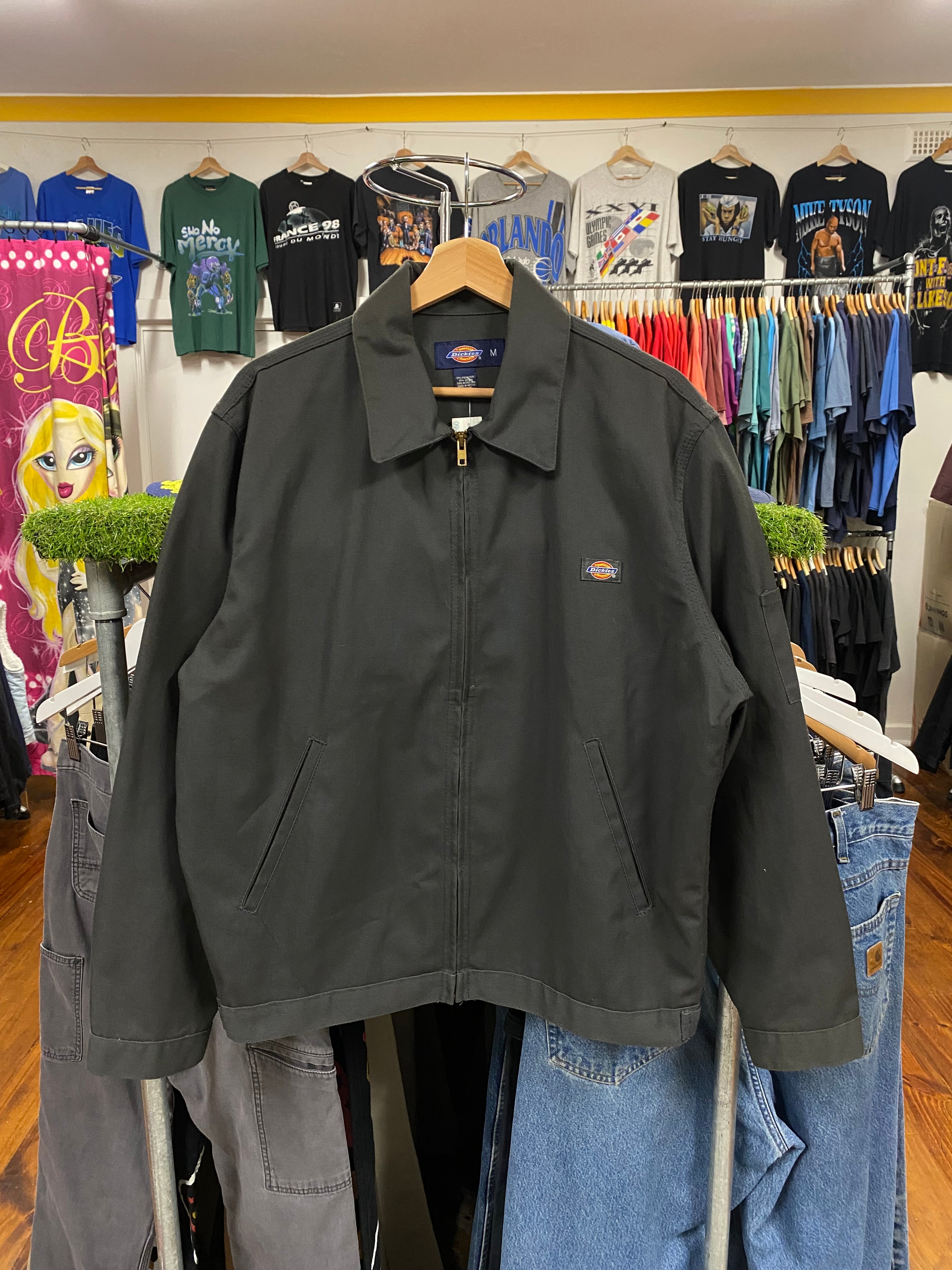 [M] Dickies Grey Lightweight Detroit-style Jacket